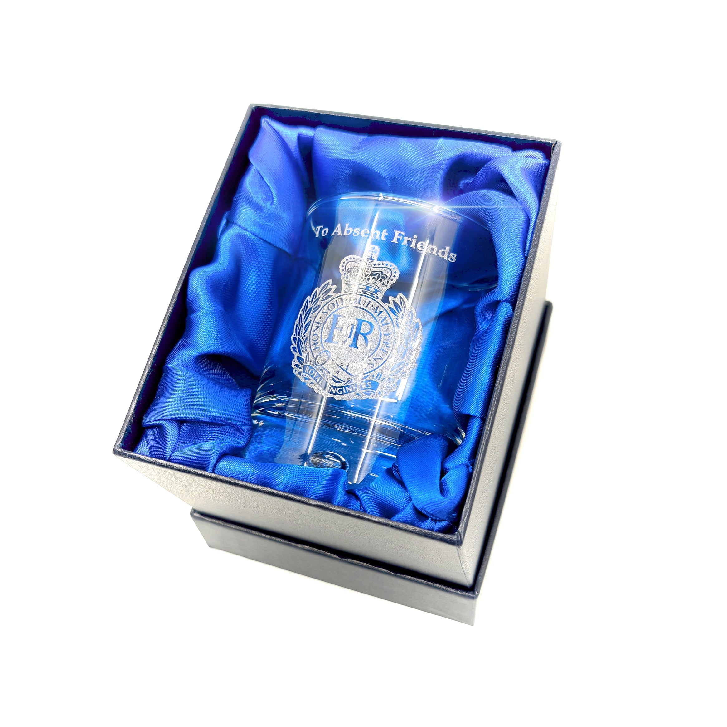 Personalised Military Whiskey Glass