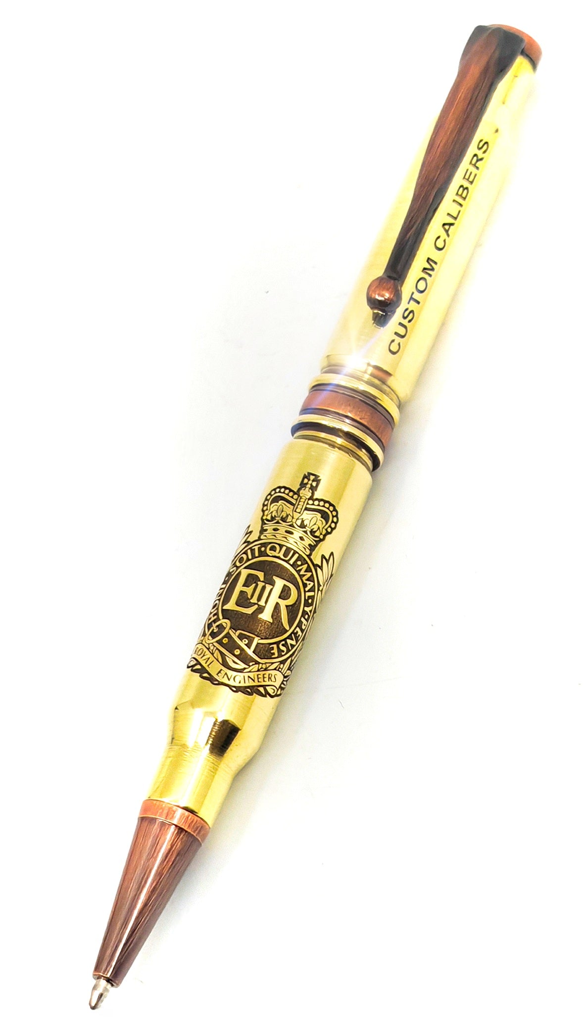 Polished Brass Poppy 308 Bullet Pen