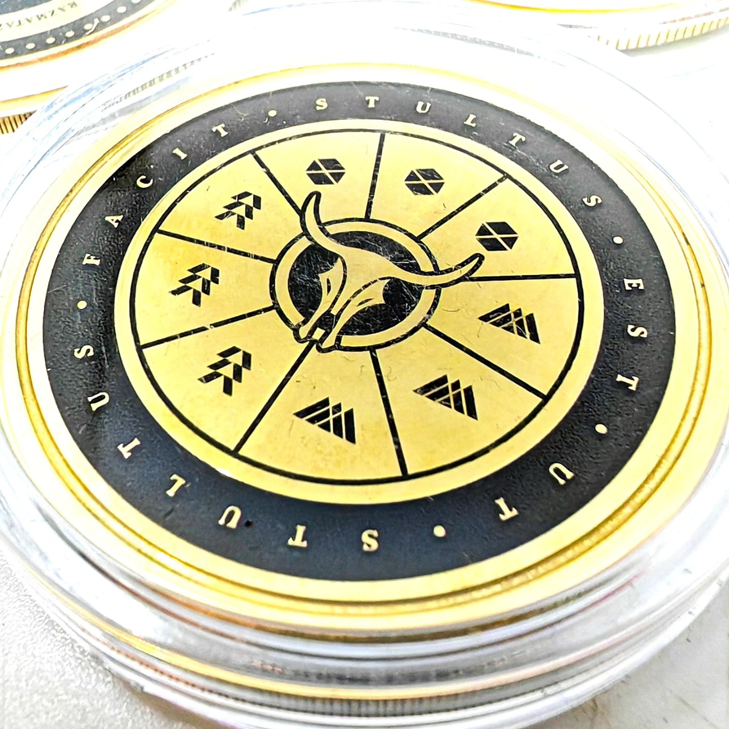 Custom Engraved Solid Brass Challenge Coin