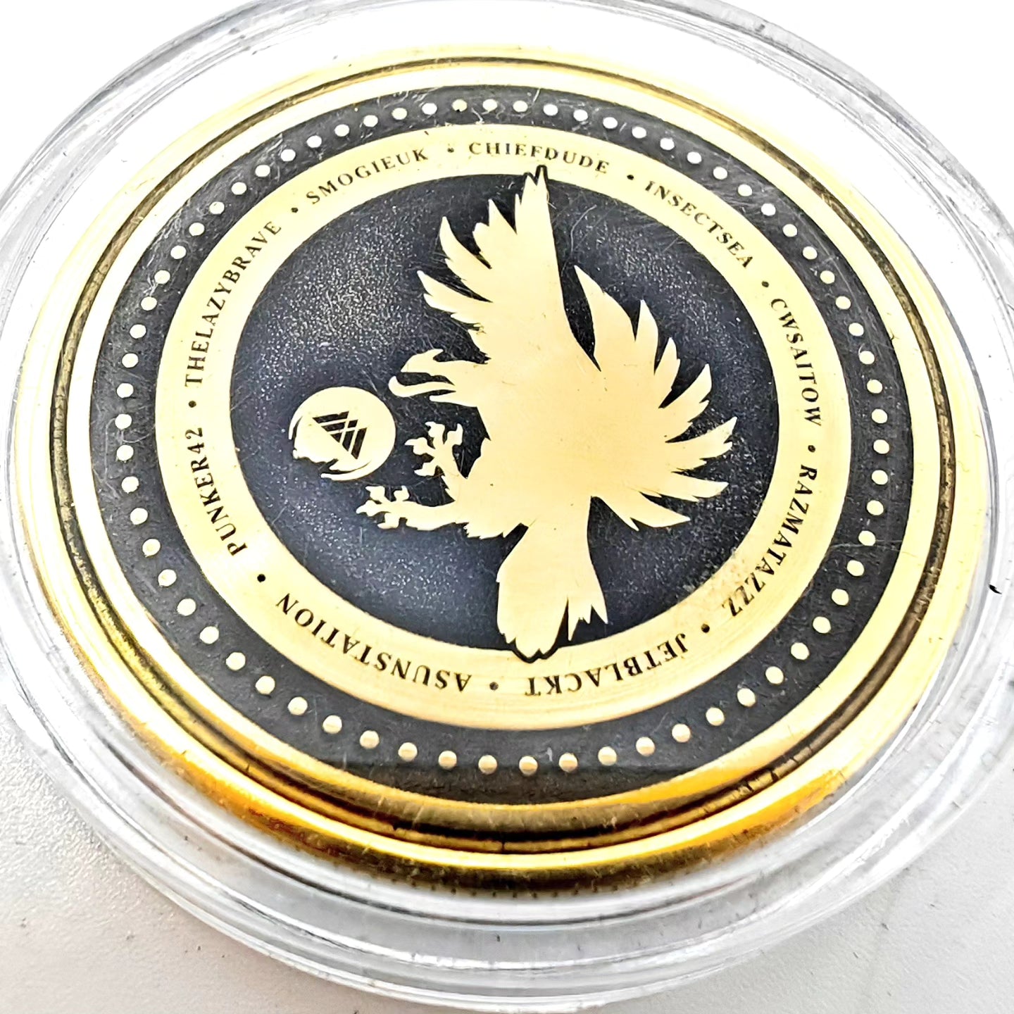 Custom Engraved Solid Brass Challenge Coin