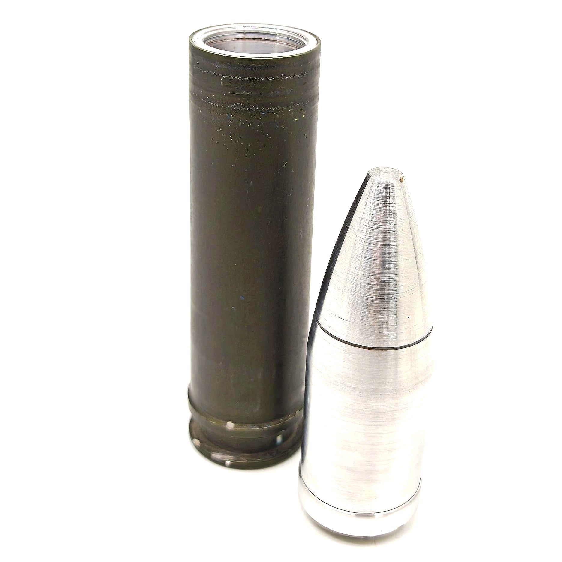 Genuine 30mm Apache cannon round Shot Glass