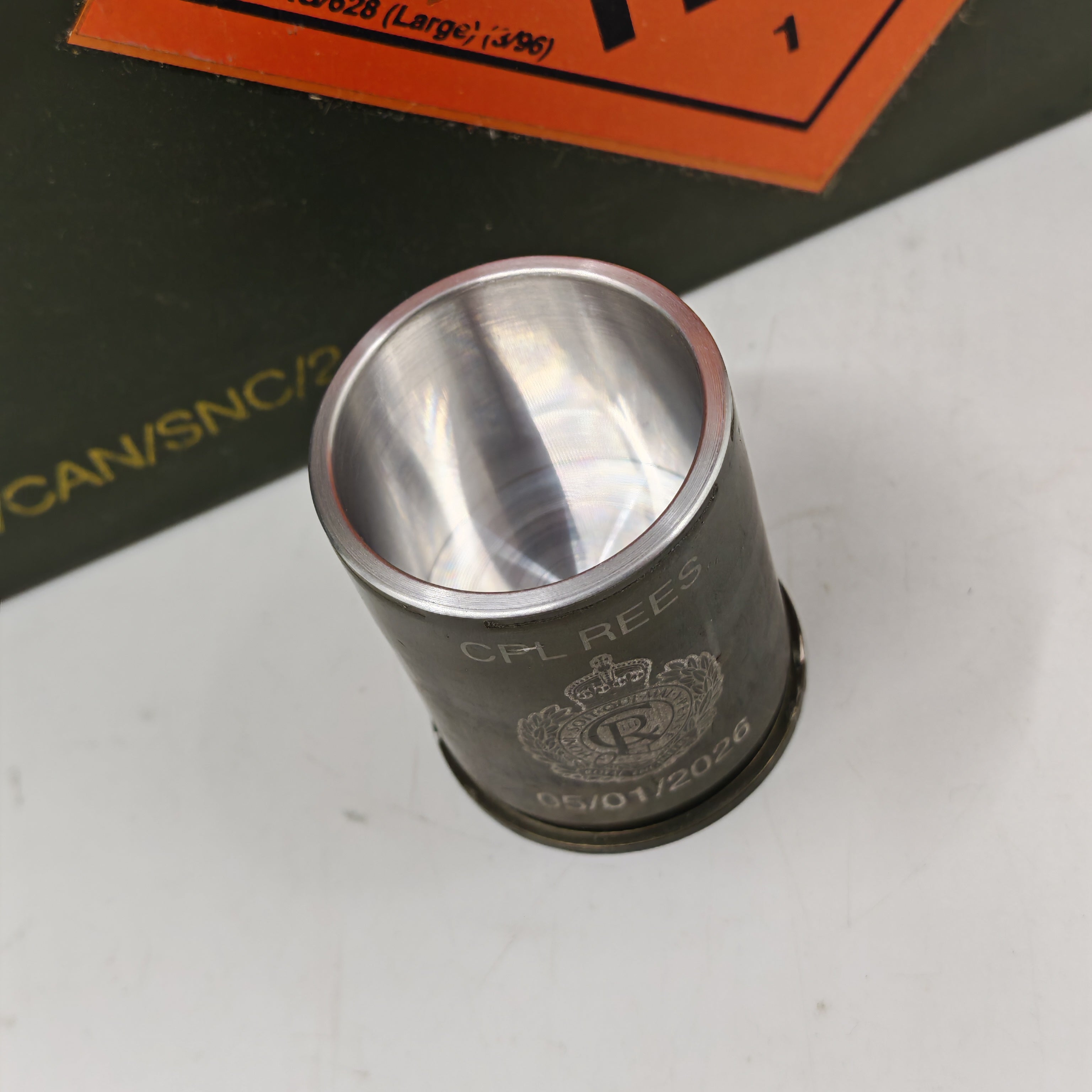 Genuine 40mm GMG grenade shot glass