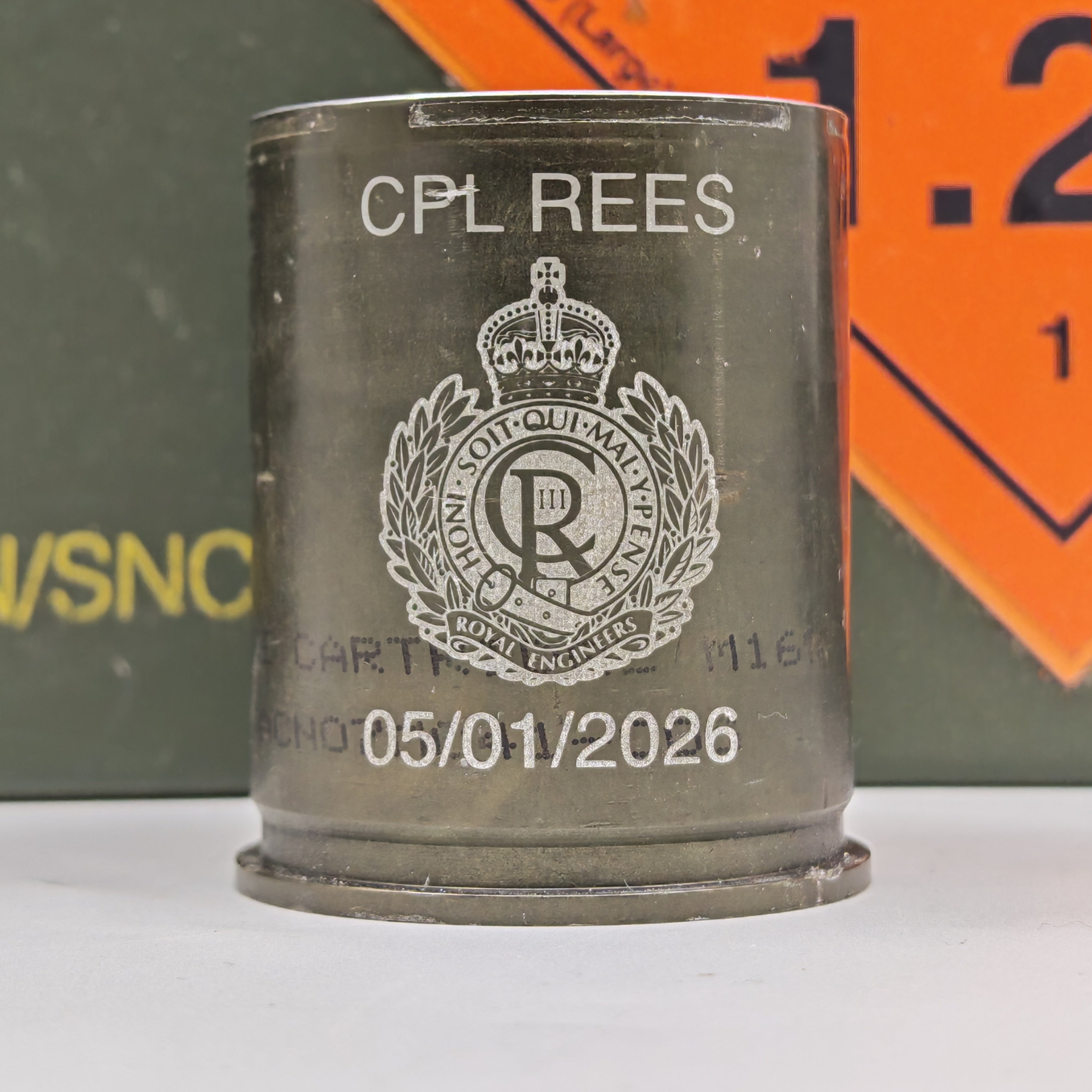 Genuine 40mm GMG grenade shot glass
