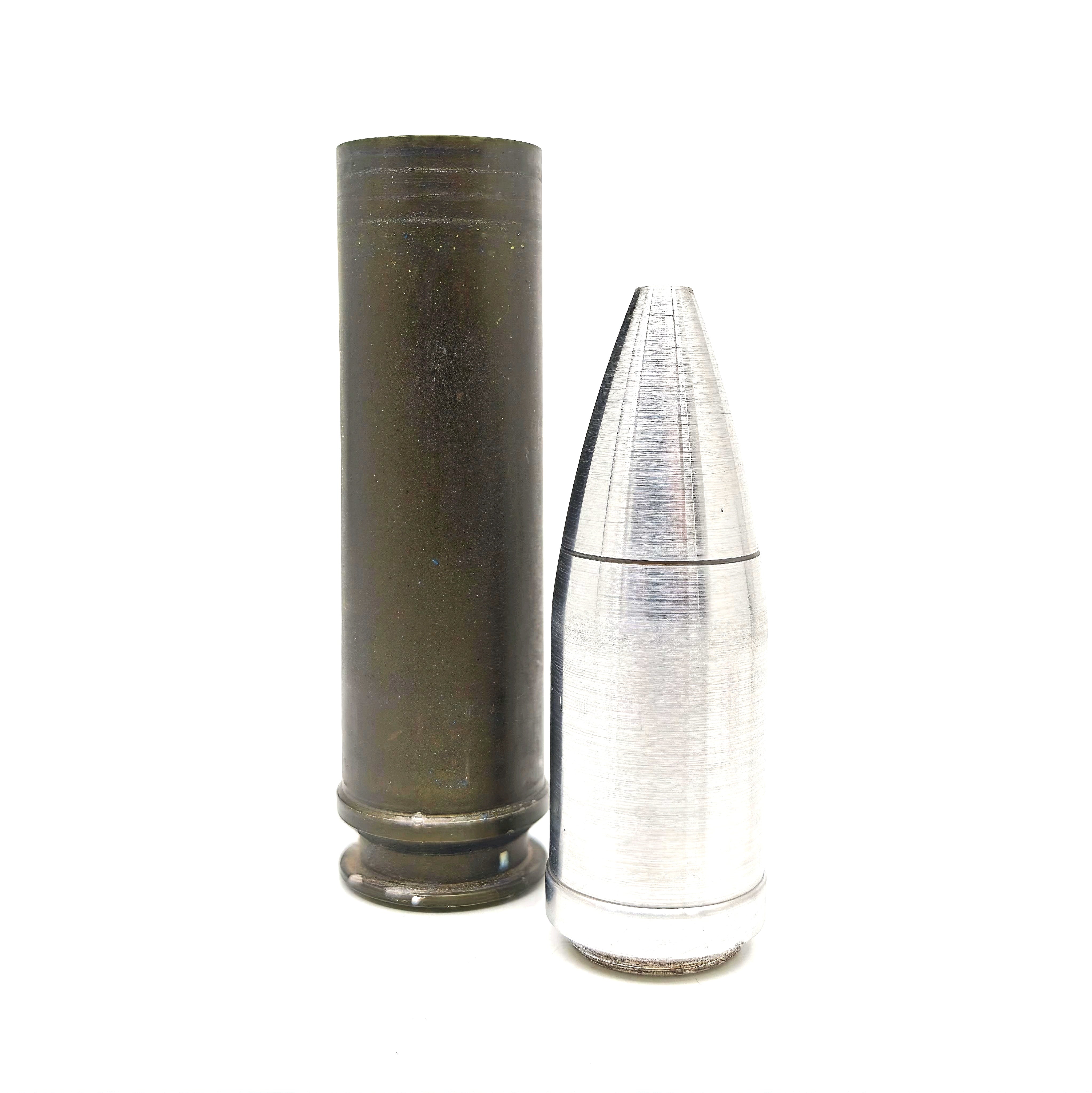 Genuine 30mm Apache cannon round Shot Glass
