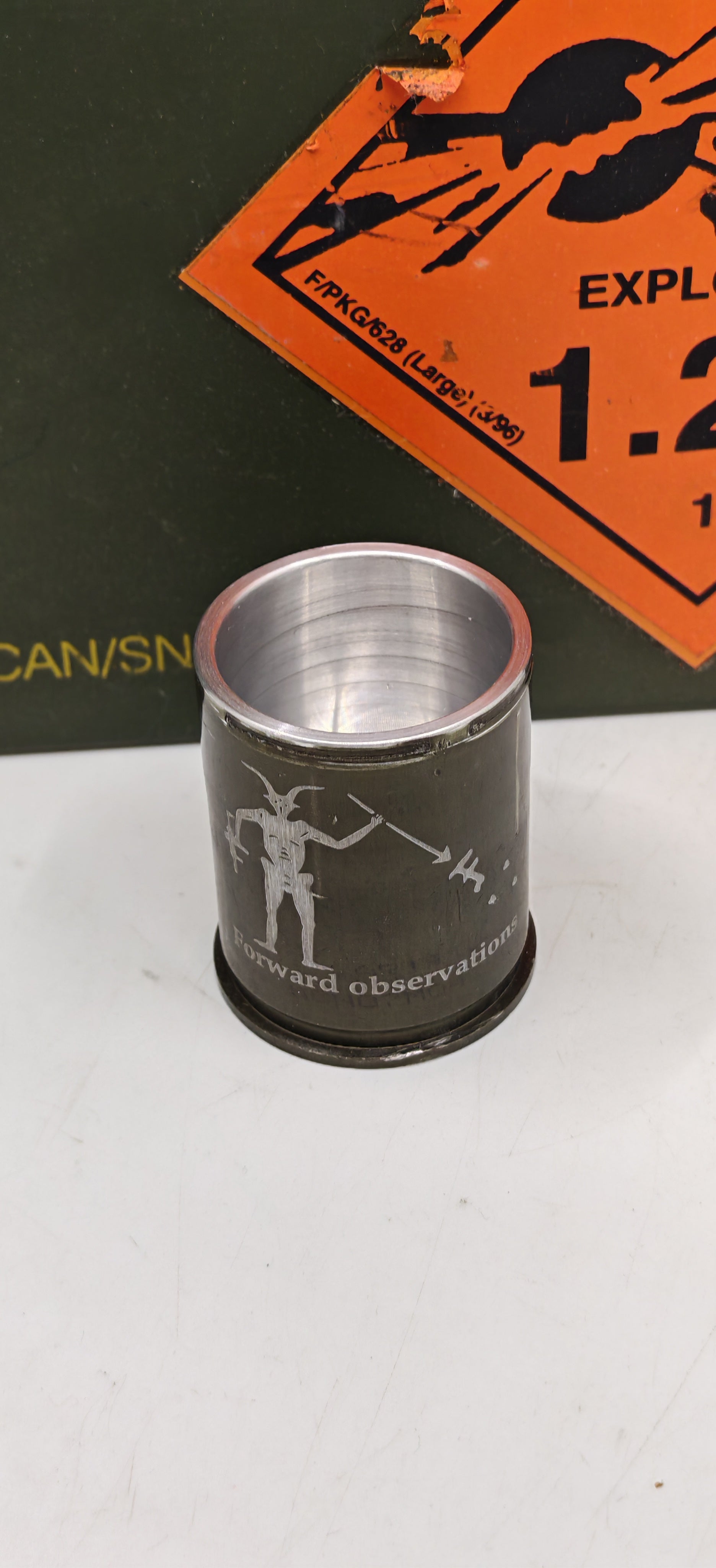 Genuine 40mm GMG grenade shot glass