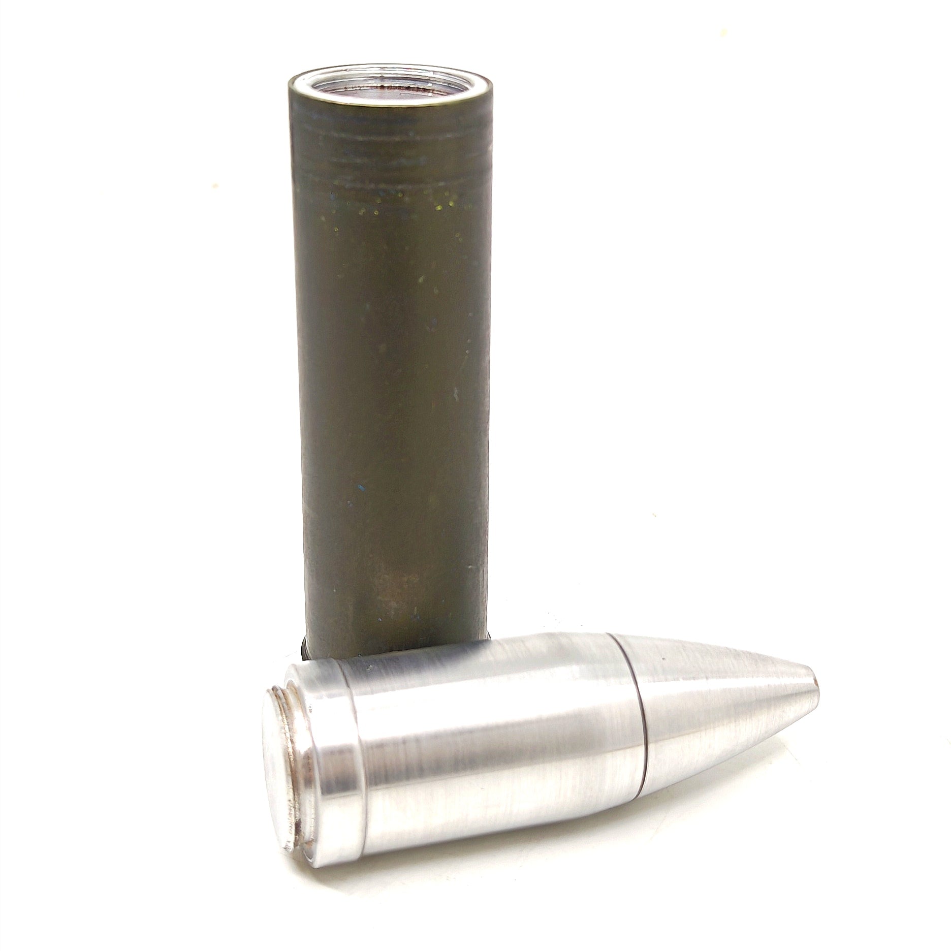 Genuine 30mm Apache cannon round Shot Glass