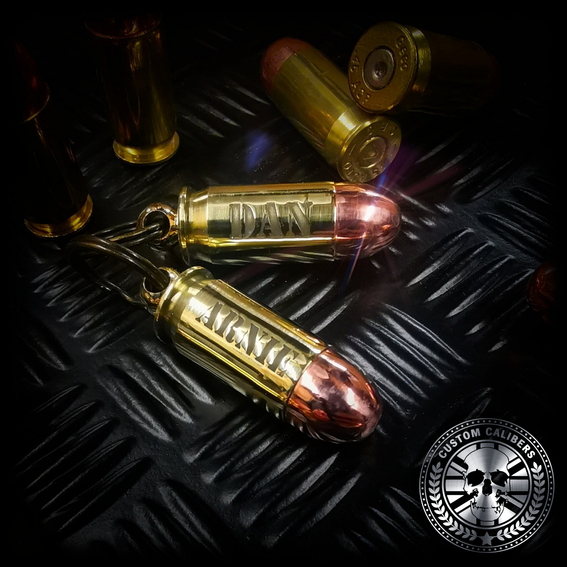 The 9mm Bullet Key Ring