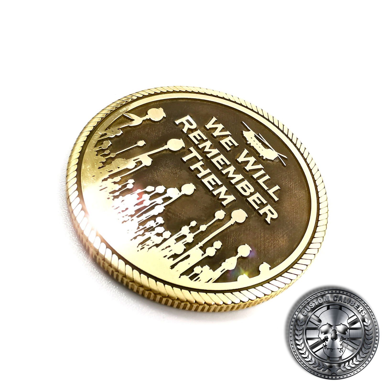 Custom Engraved Solid Brass Challenge Coin