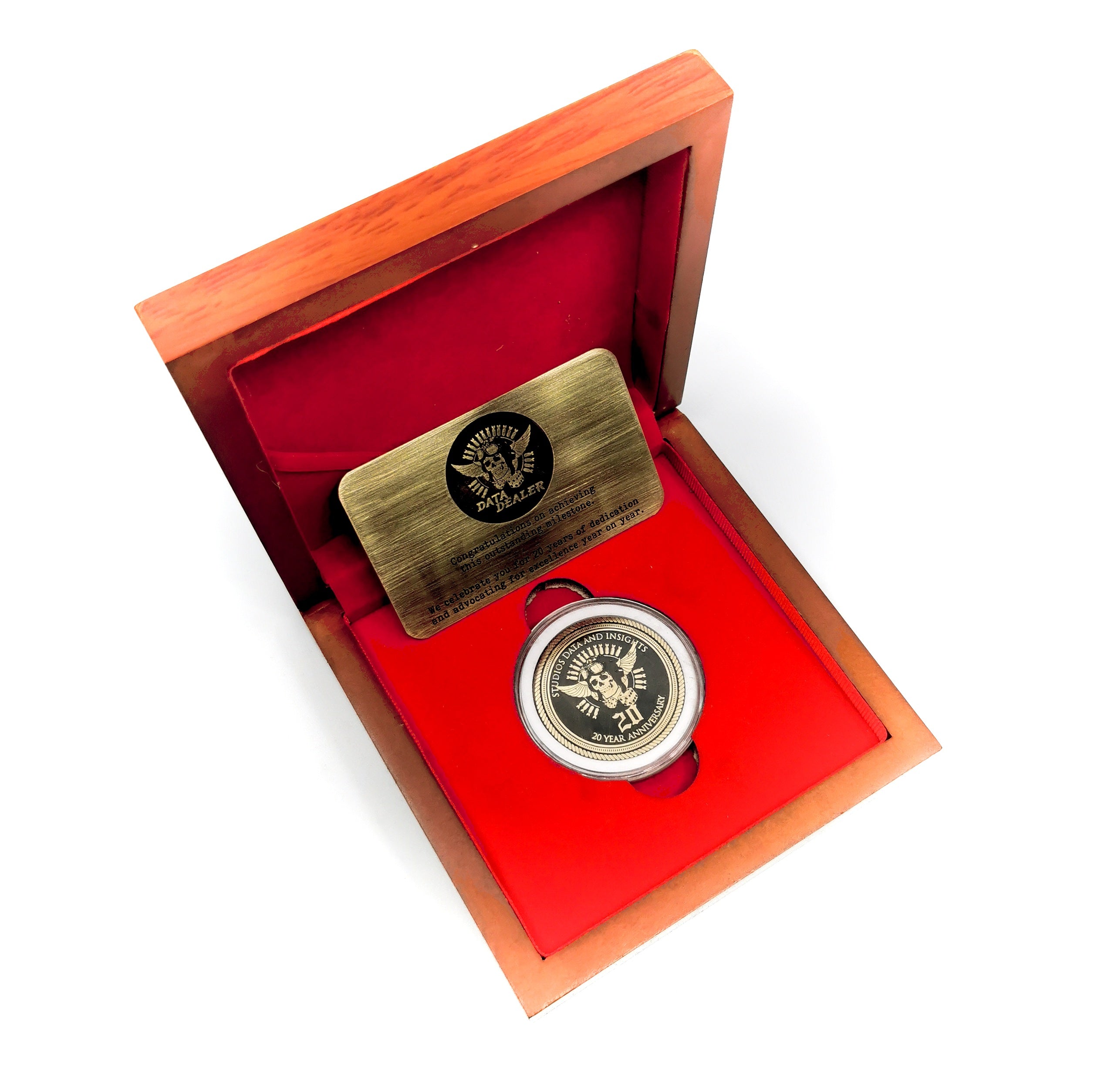Custom Engraved Solid Brass Challenge Coin