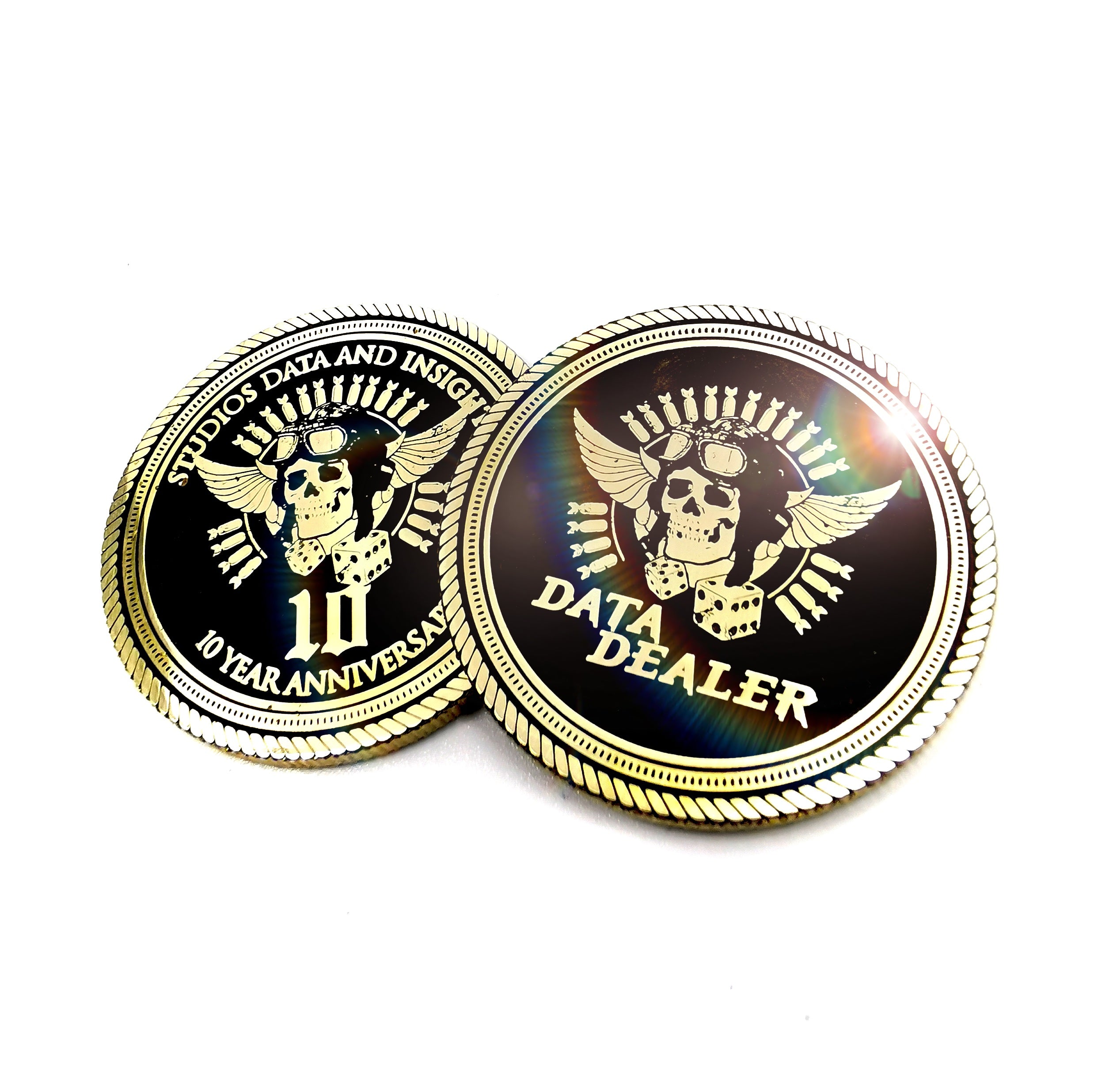 Custom Engraved Solid Brass Challenge Coin