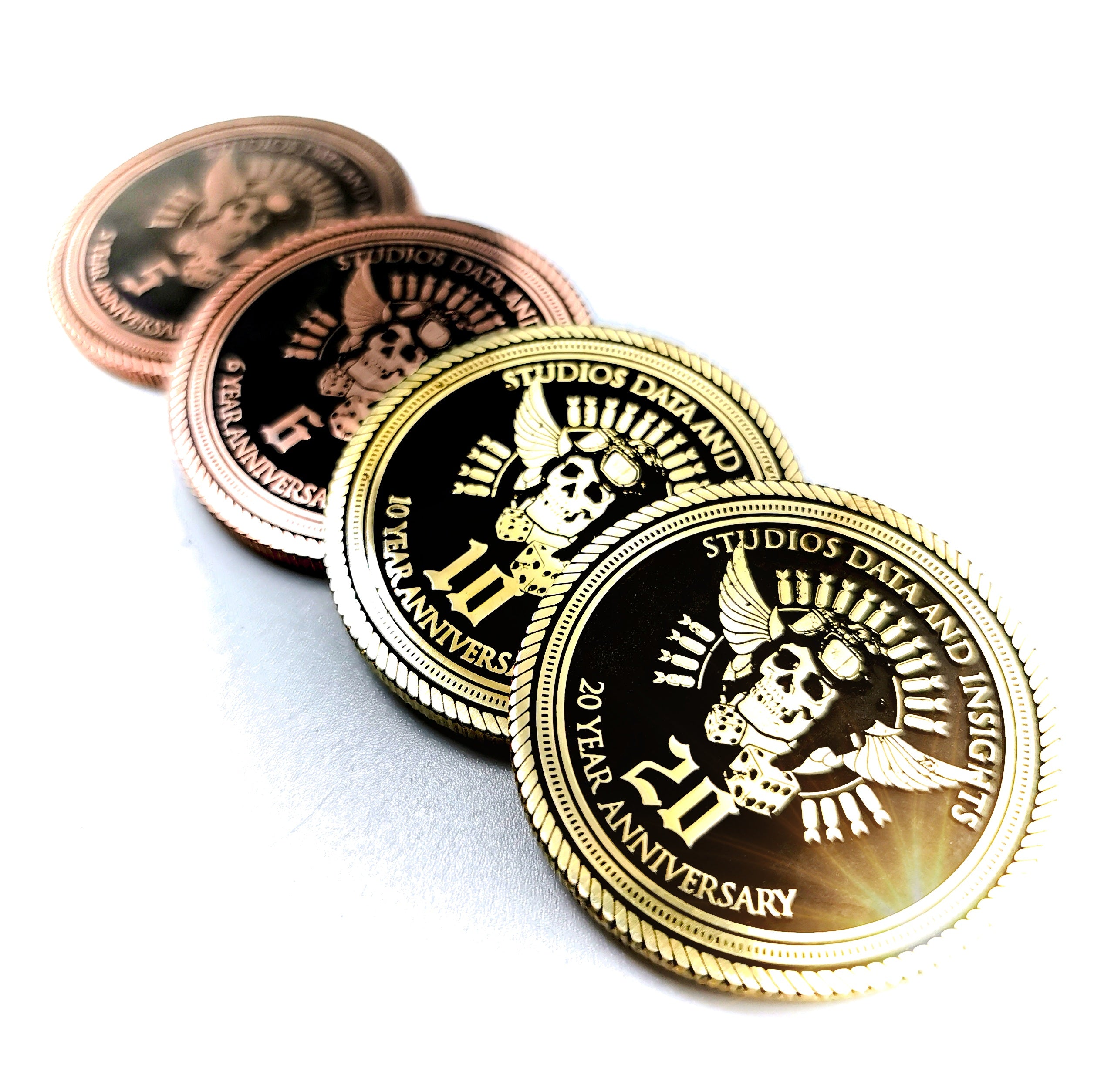 Custom Engraved Solid Brass Challenge Coin