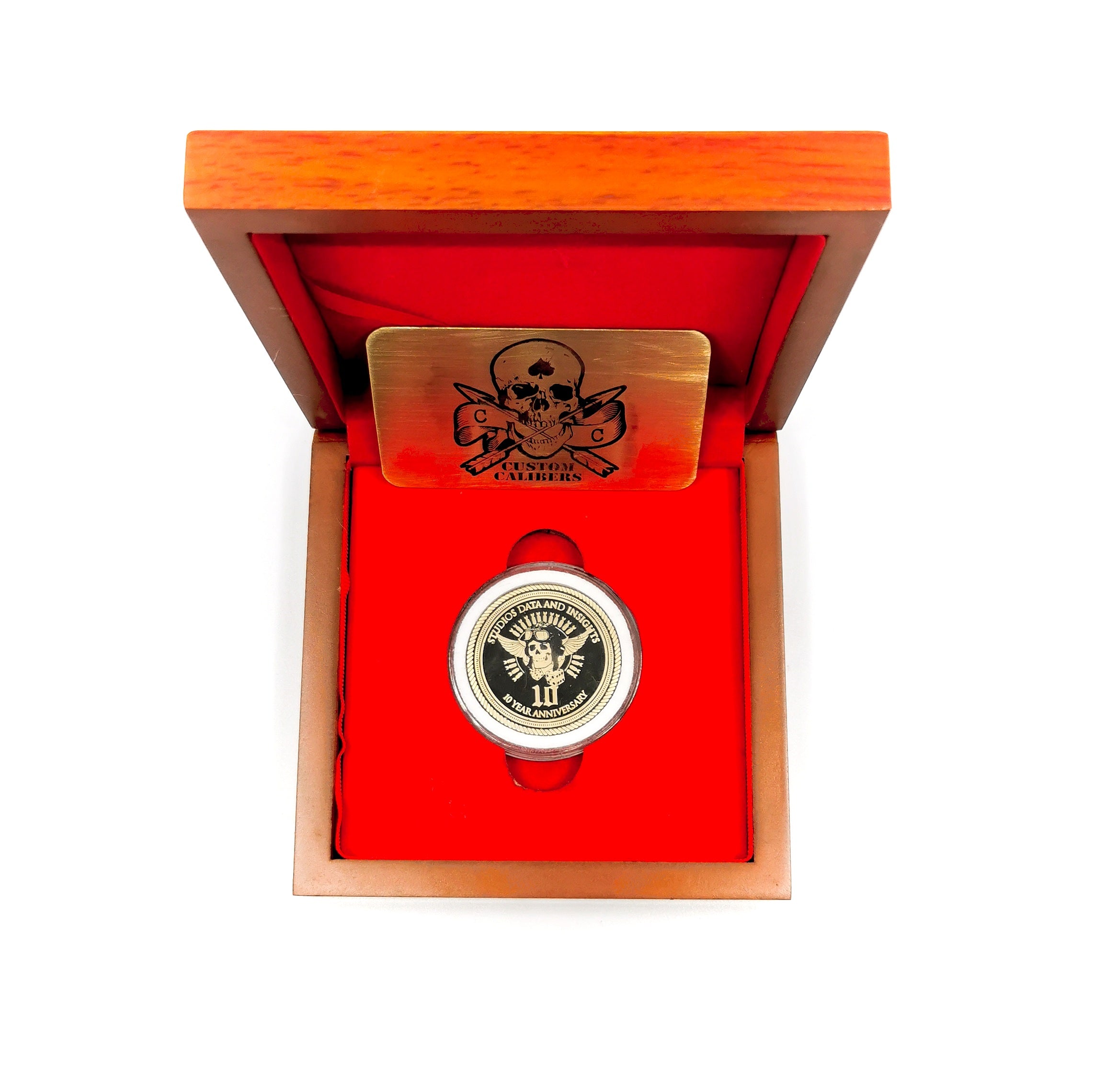 Custom Engraved Solid Brass Challenge Coin