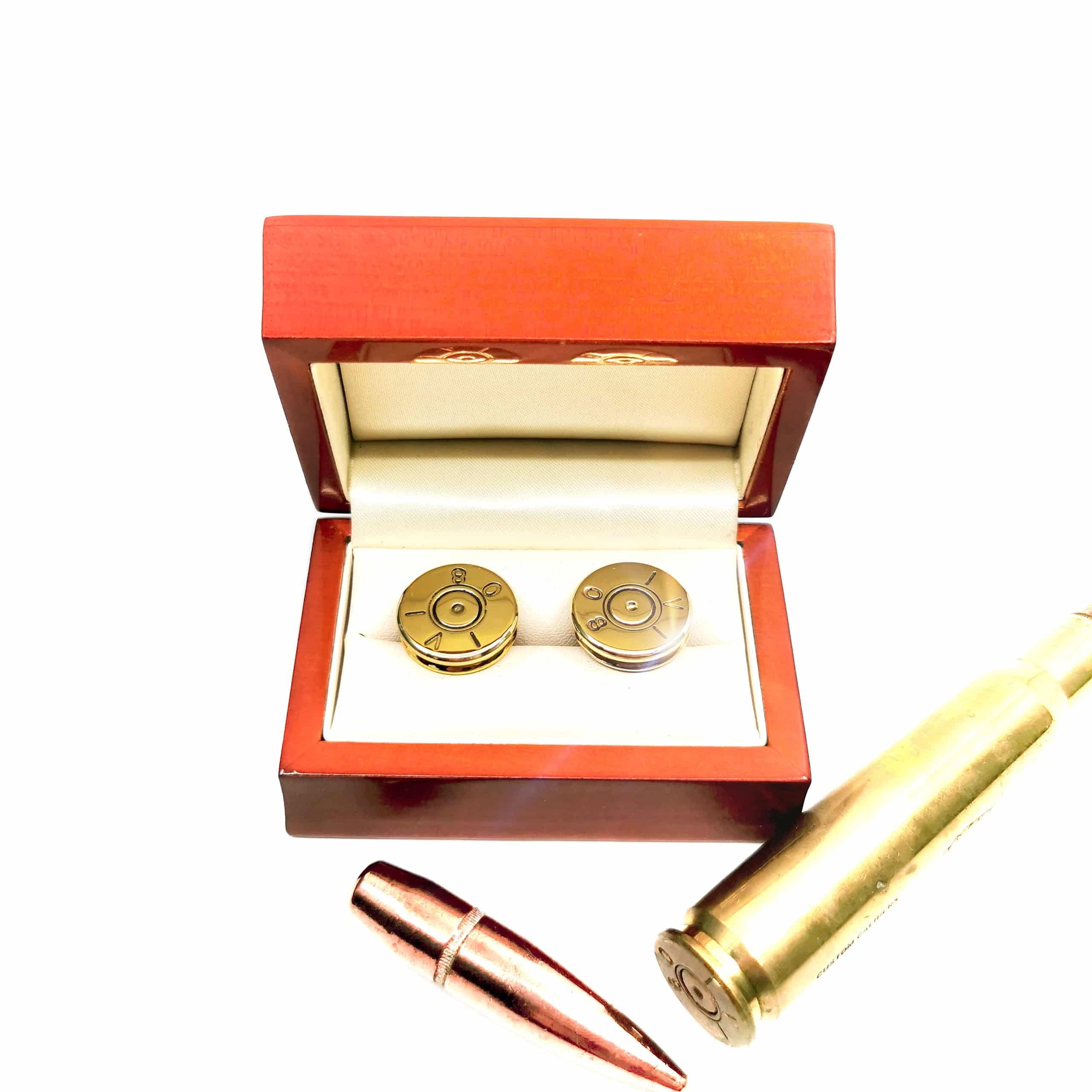 .50 cal BMG Bullet Cufflinks