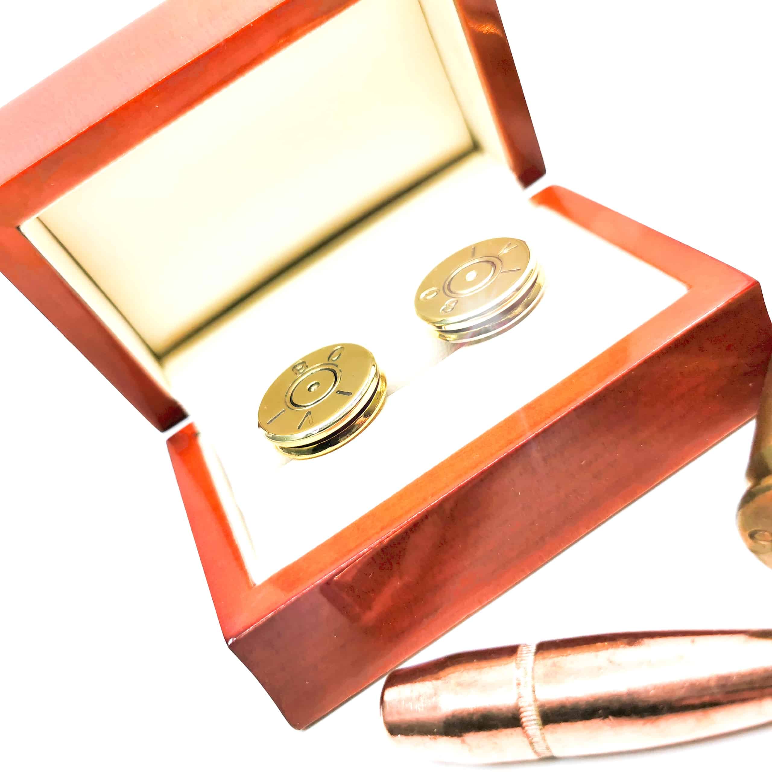 .50 cal BMG Bullet Cufflinks