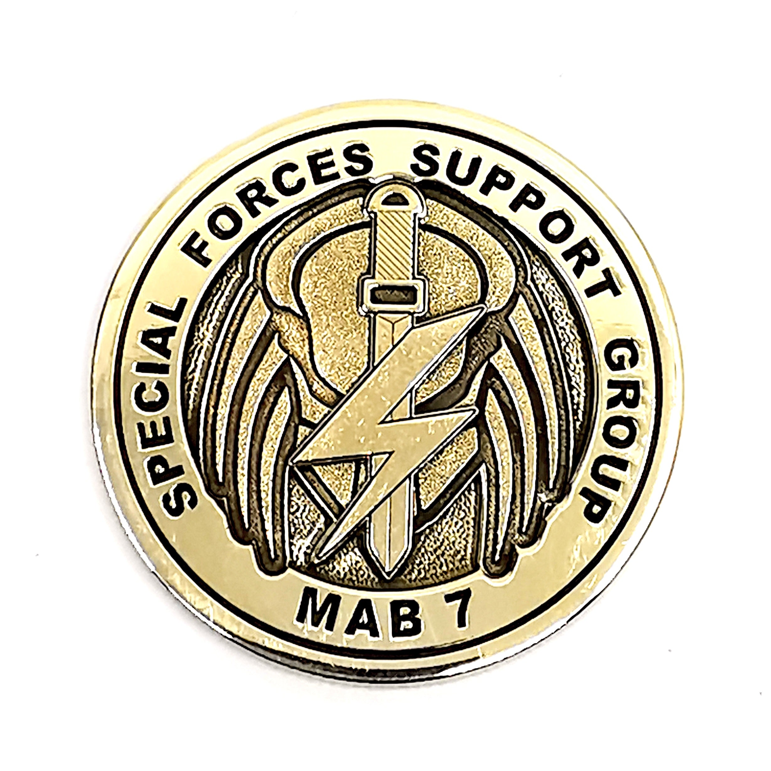 Custom Engraved Solid Brass Challenge Coin