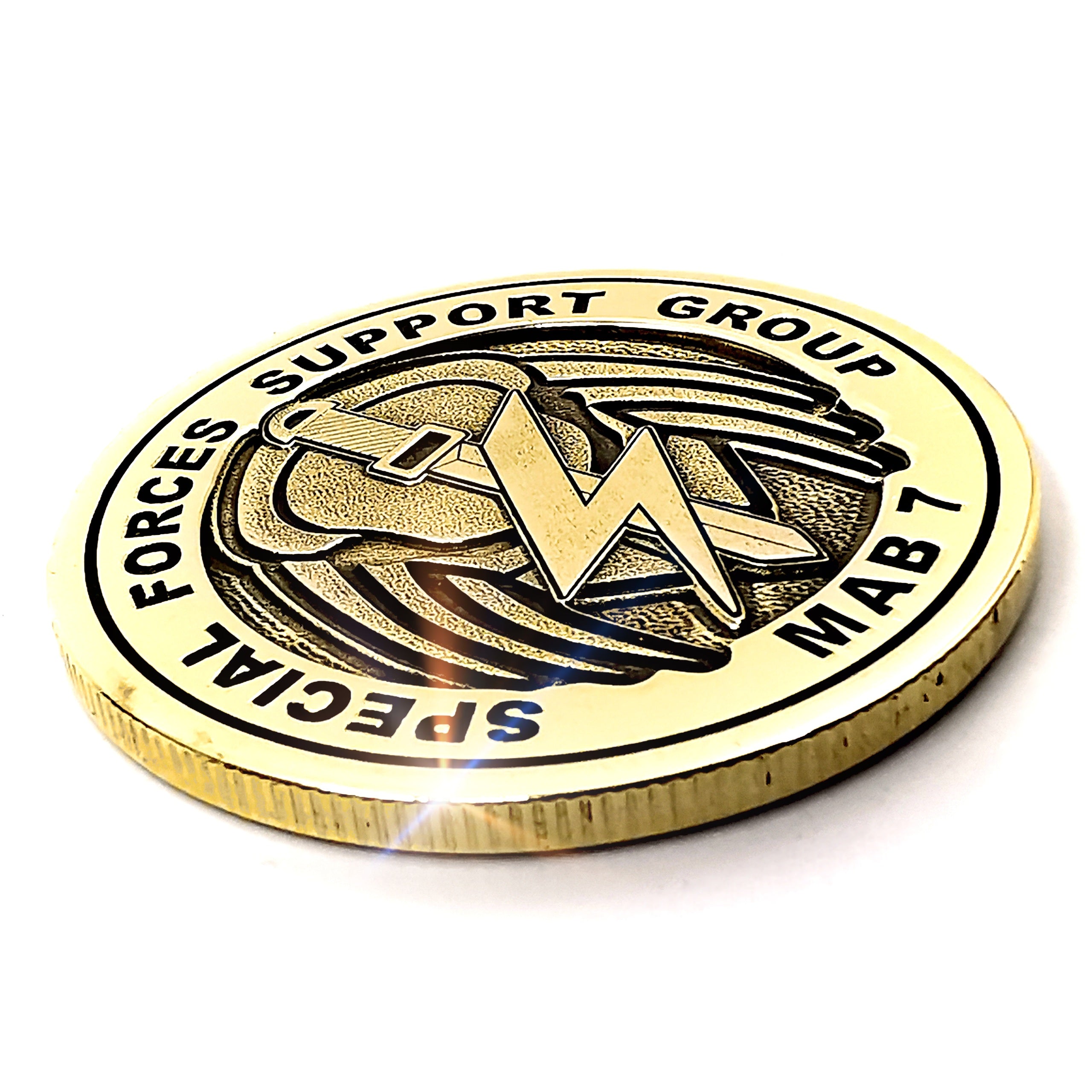 Custom Engraved Solid Brass Challenge Coin