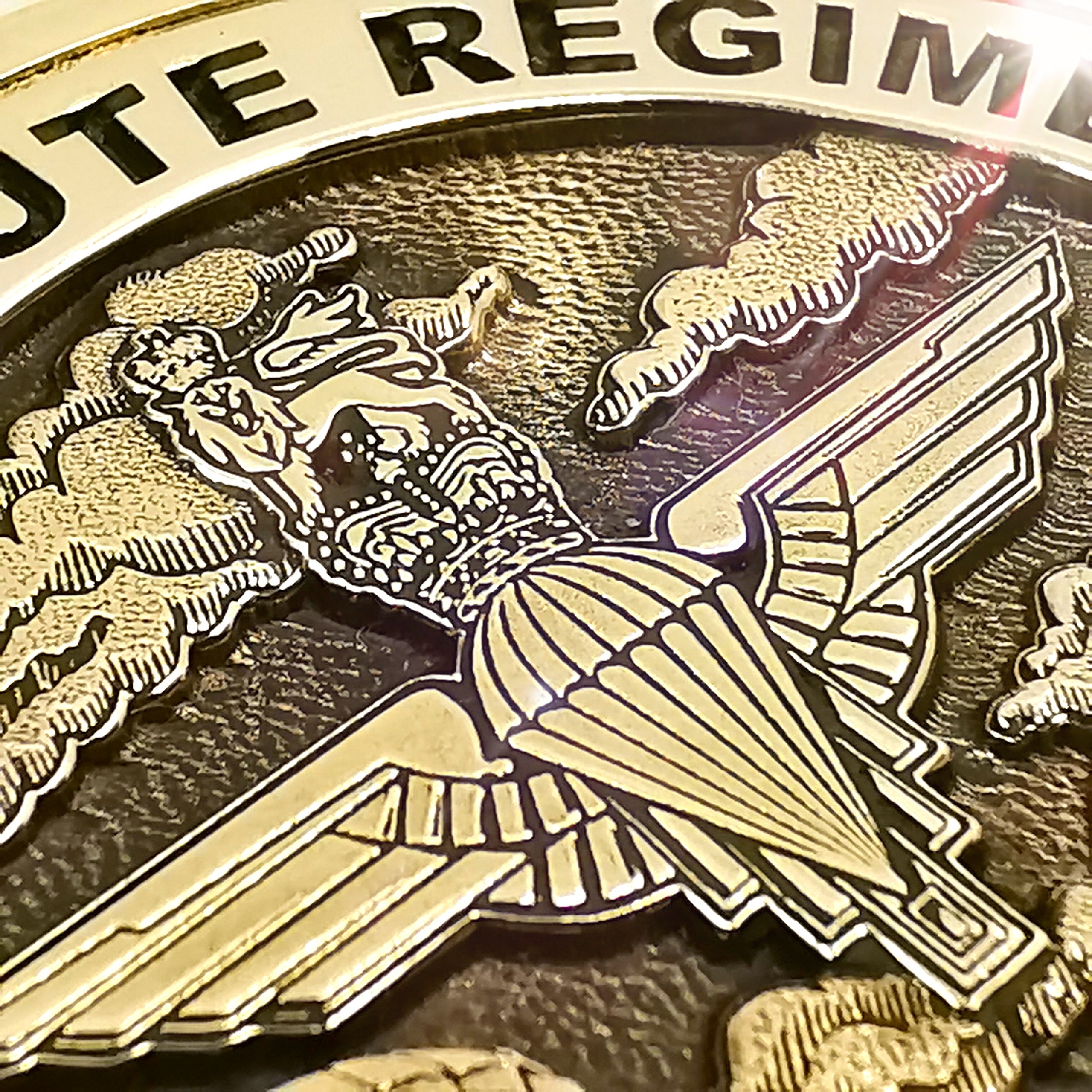 Custom Engraved Solid Brass Challenge Coin