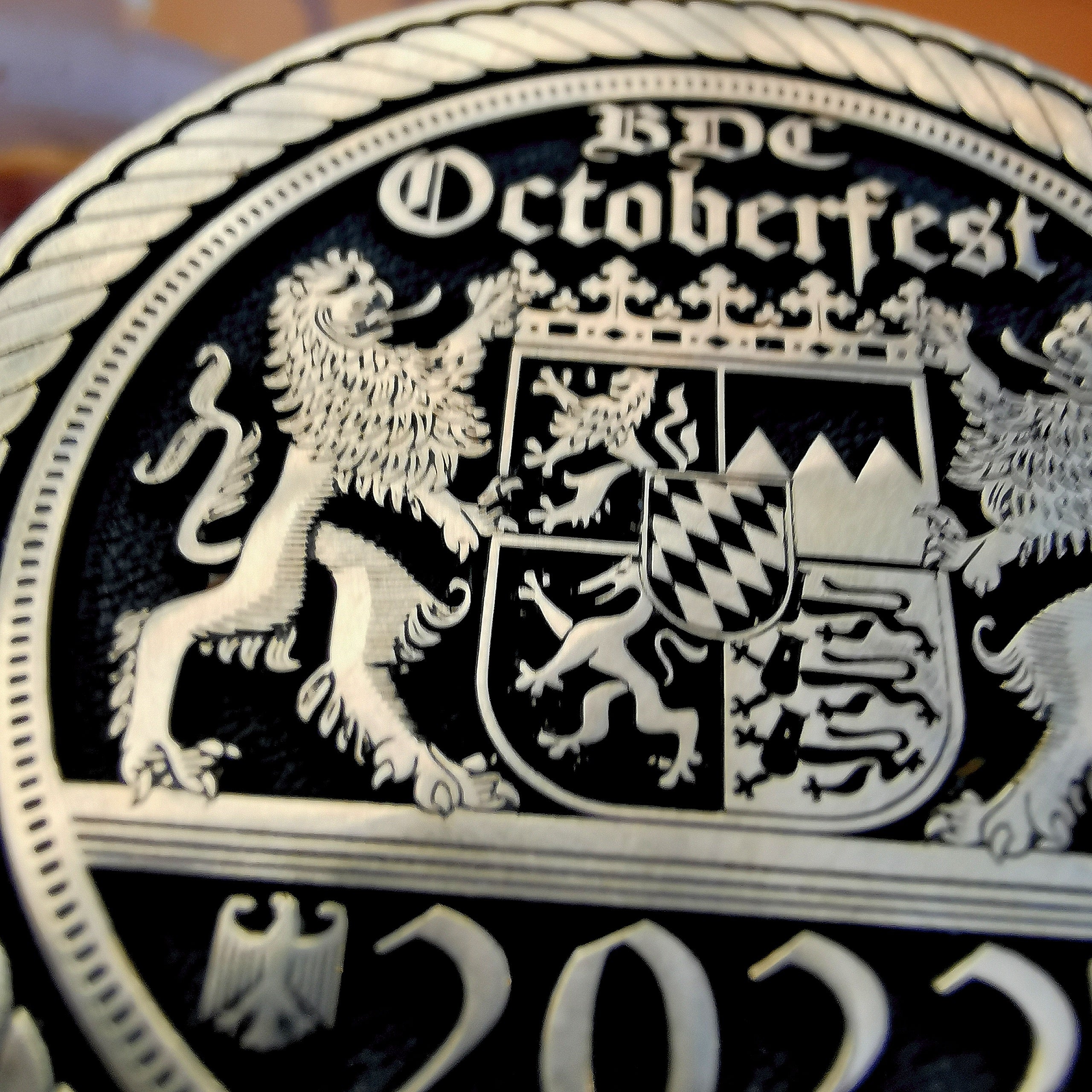 Deluxe Solid Brass Challenge Coin