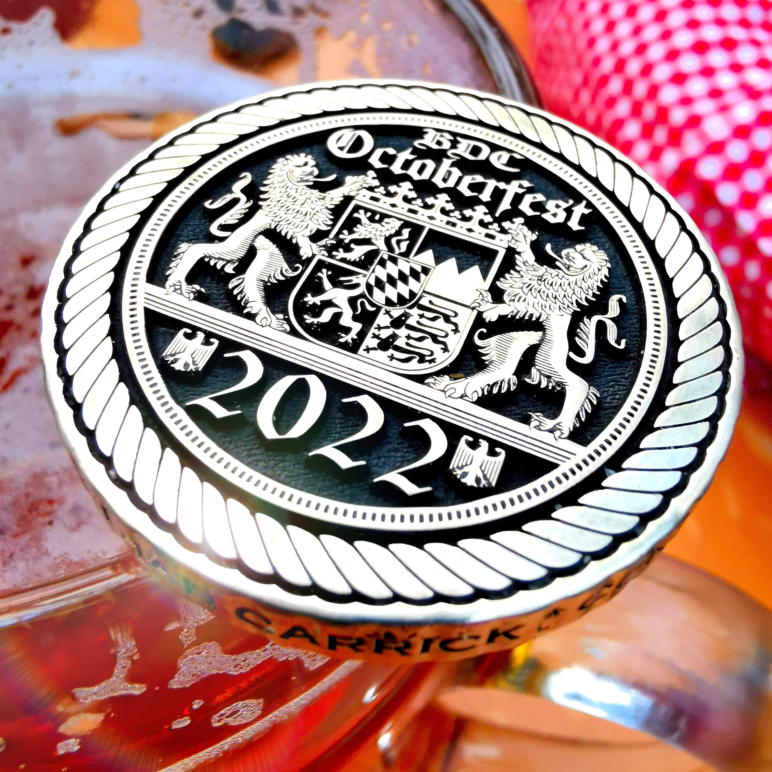 Deluxe Solid Brass Challenge Coin