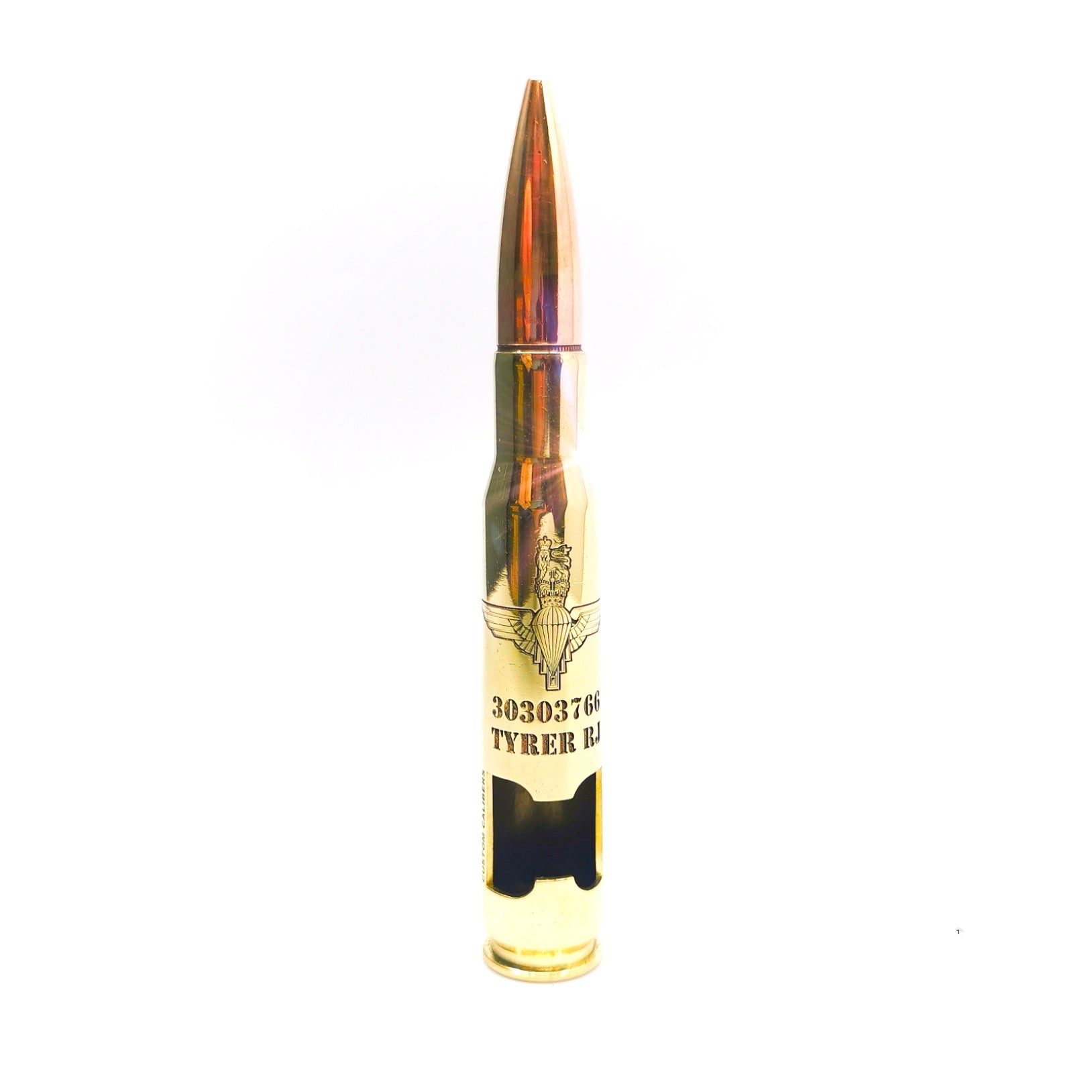 Genuine .50 Caliber BMG Bullet bottle opener