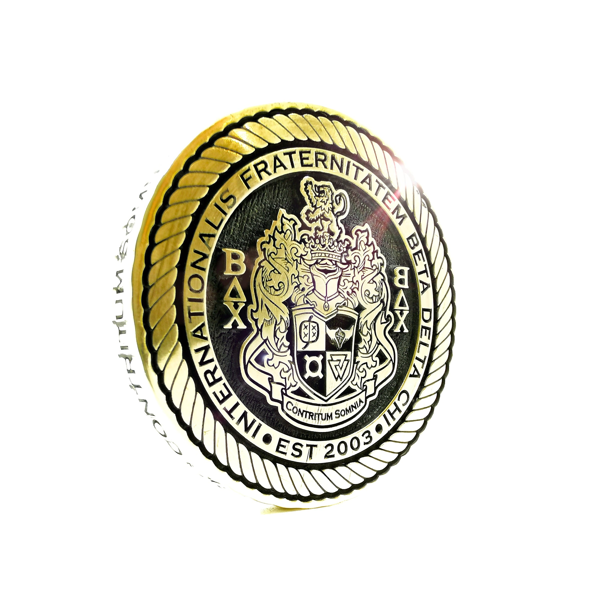 Deluxe Solid Brass Challenge Coin