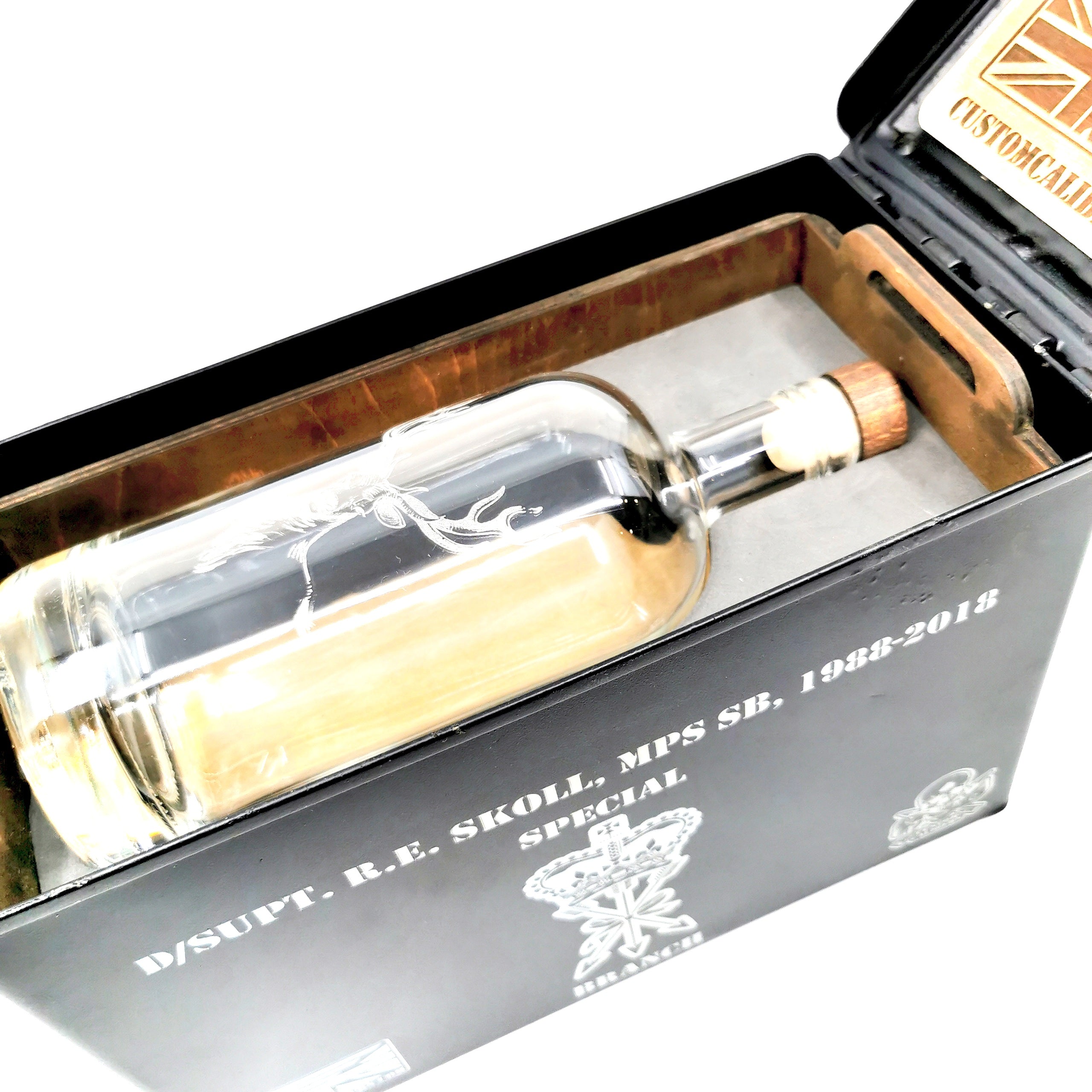 50 Cal Whisky Gift Set with Glass tumblers