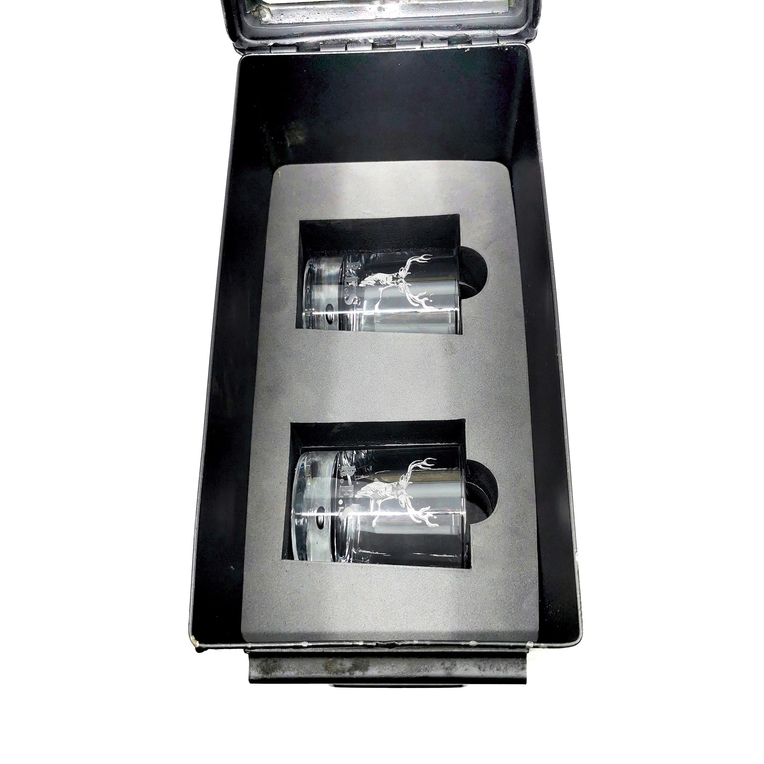 50 Cal Whisky Gift Set with Glass tumblers
