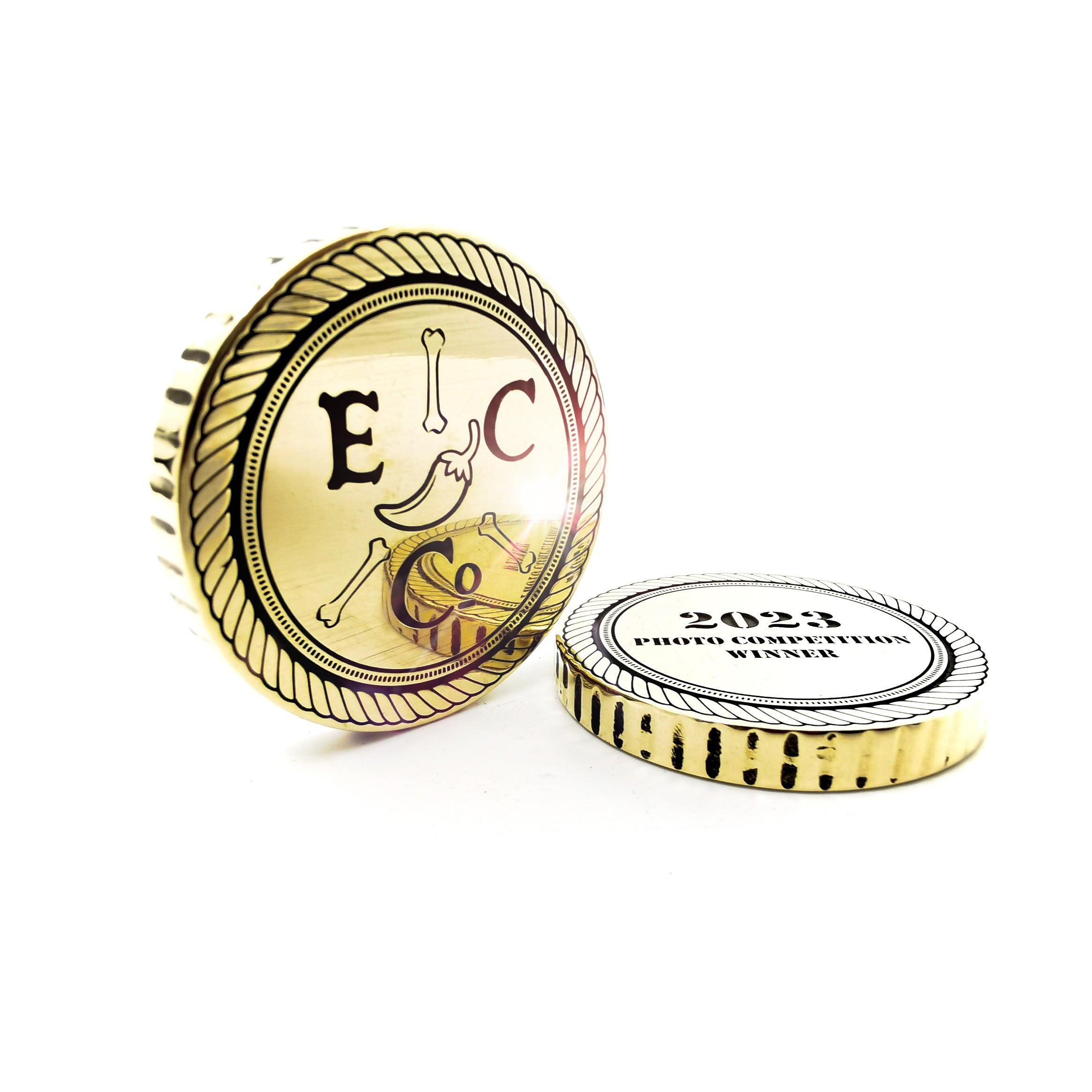 Deluxe Solid Brass Challenge Coin