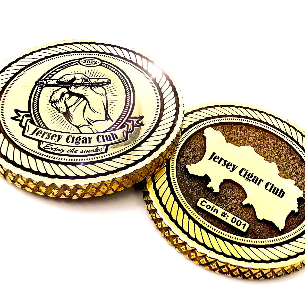 Custom Engraved Solid Brass Challenge Coin