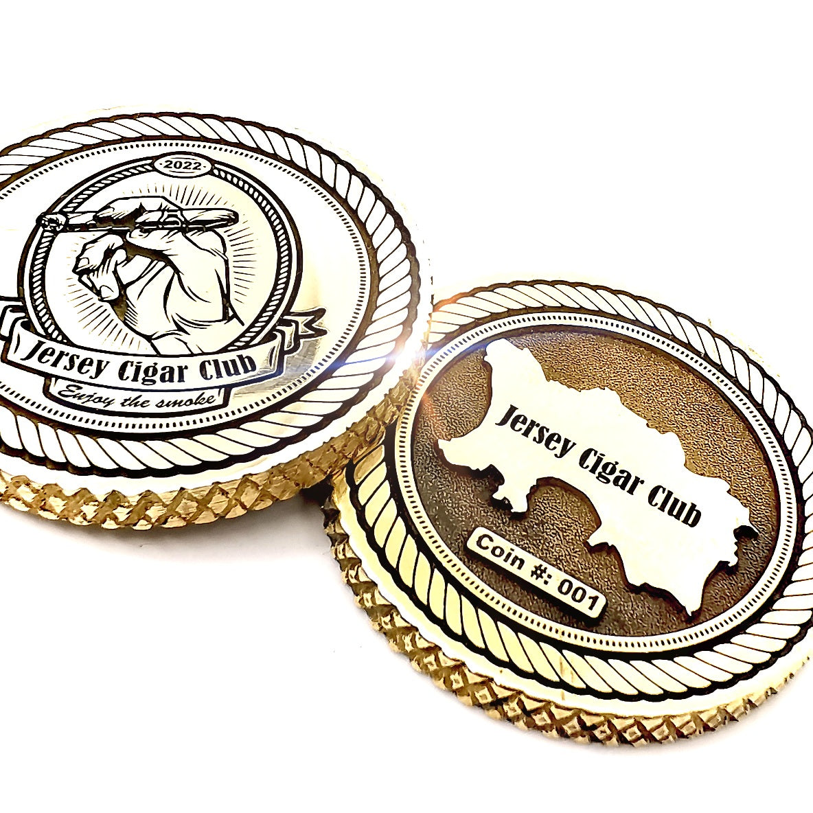 Custom Engraved Solid Brass Challenge Coin