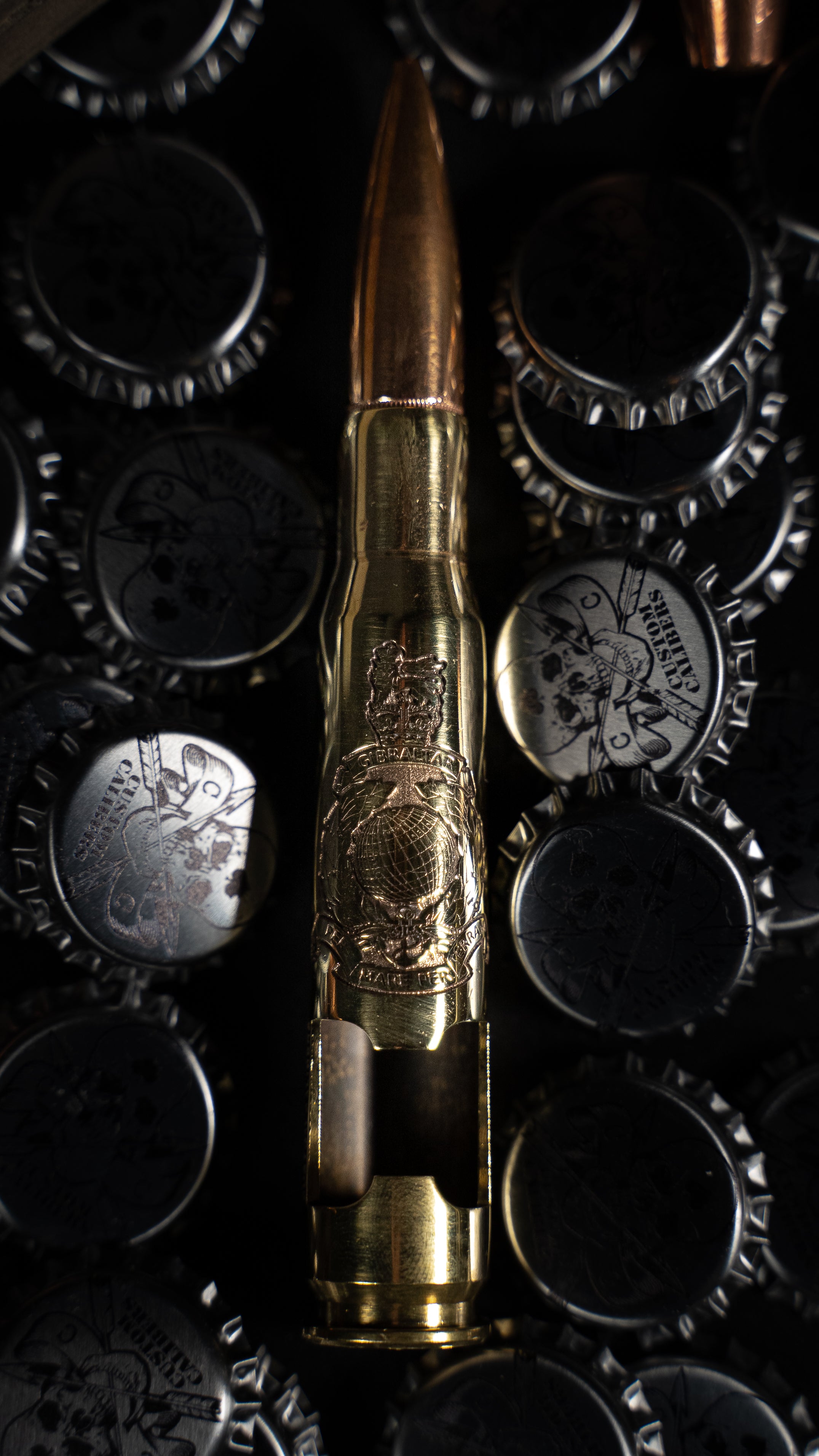 Genuine .50 Caliber BMG Bullet bottle opener