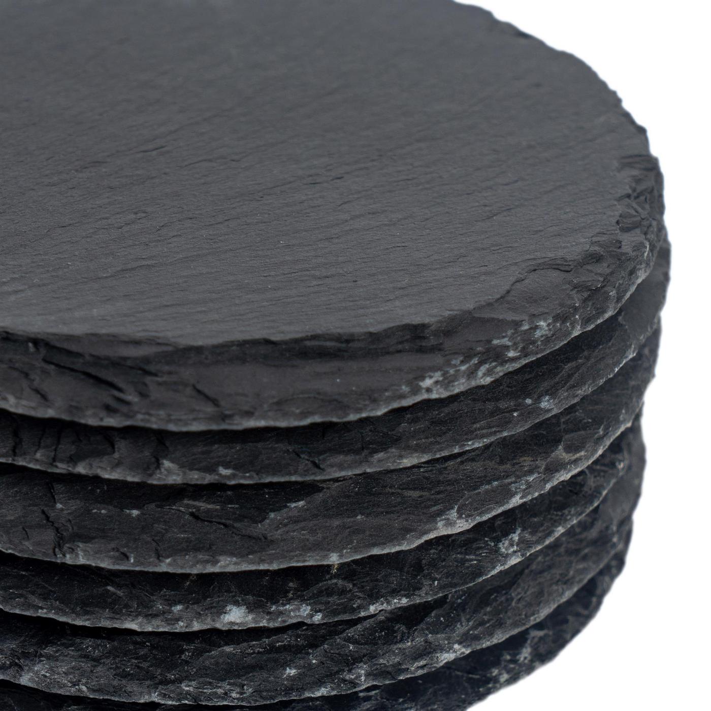 slate coaster round