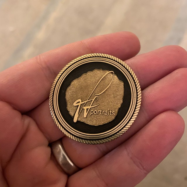 Custom Engraved Solid Brass Challenge Coin