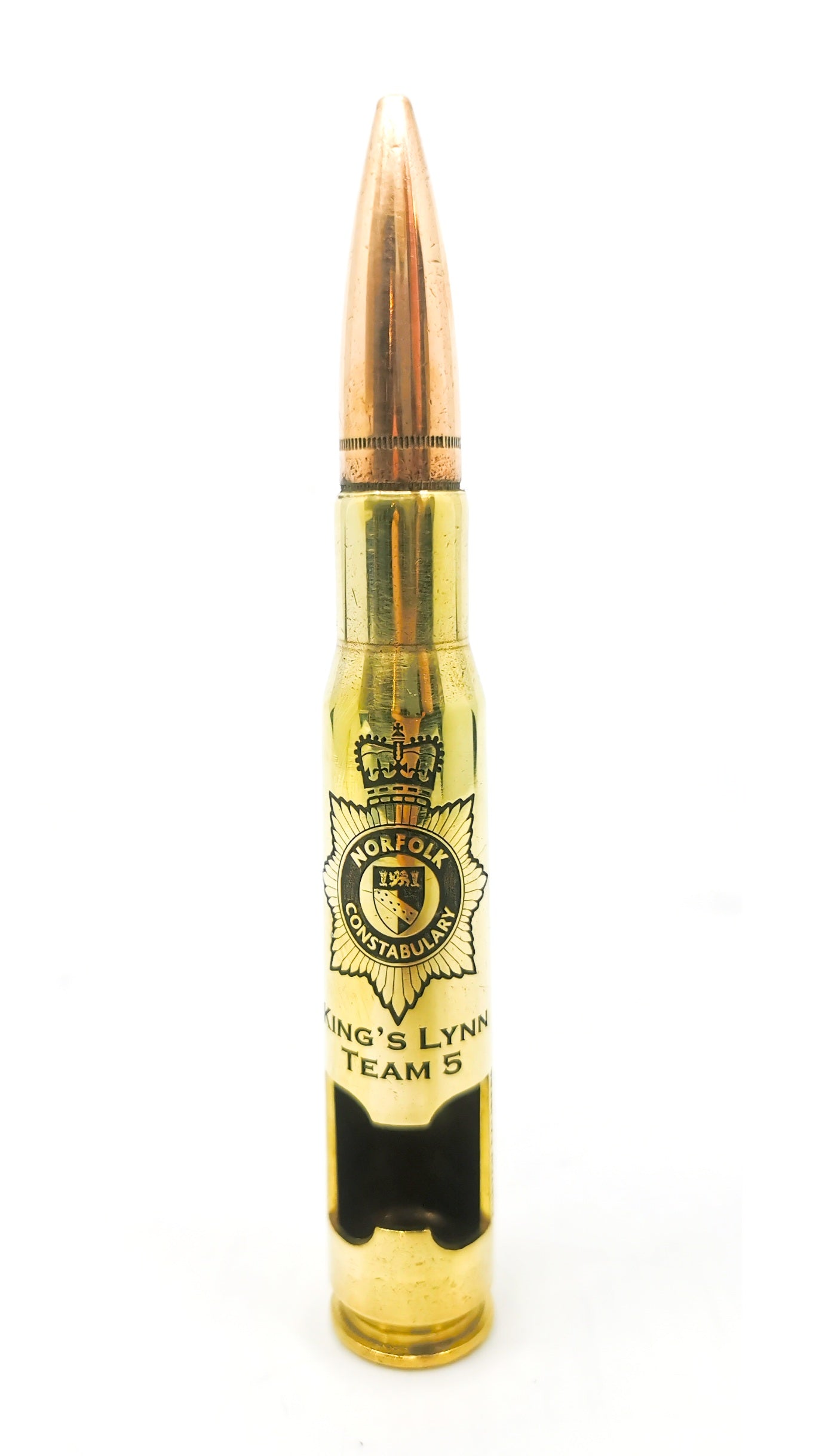 Genuine .50 Caliber BMG Bullet bottle opener