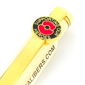 Polished Brass Poppy 308 Bullet Pen