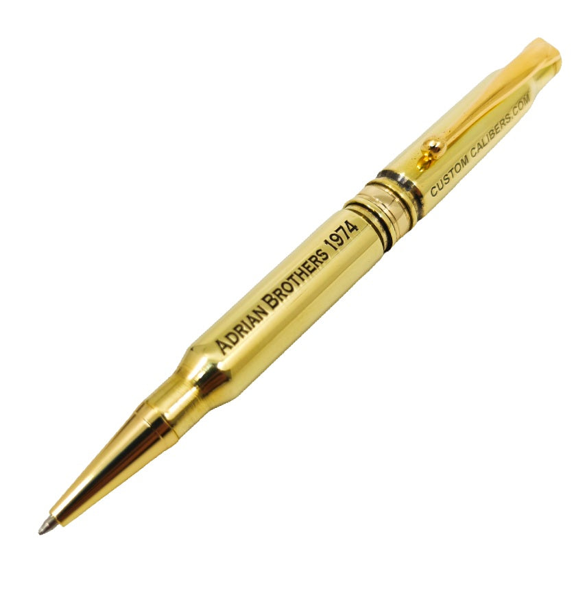 Polished Brass Classic 308 Bullet Pen