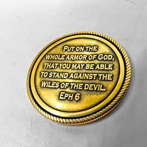 Custom Engraved Solid Brass Challenge Coin