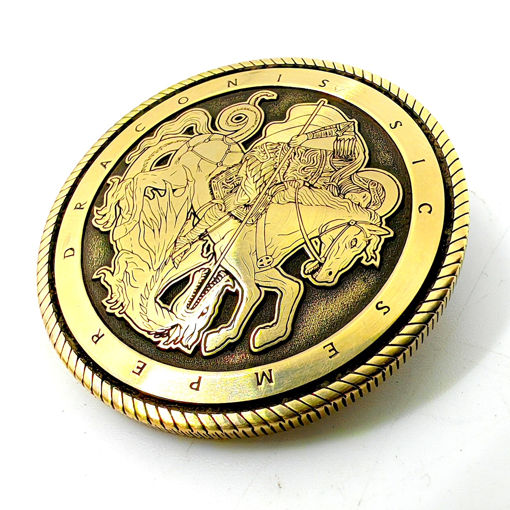 Custom Engraved Solid Brass Challenge Coin