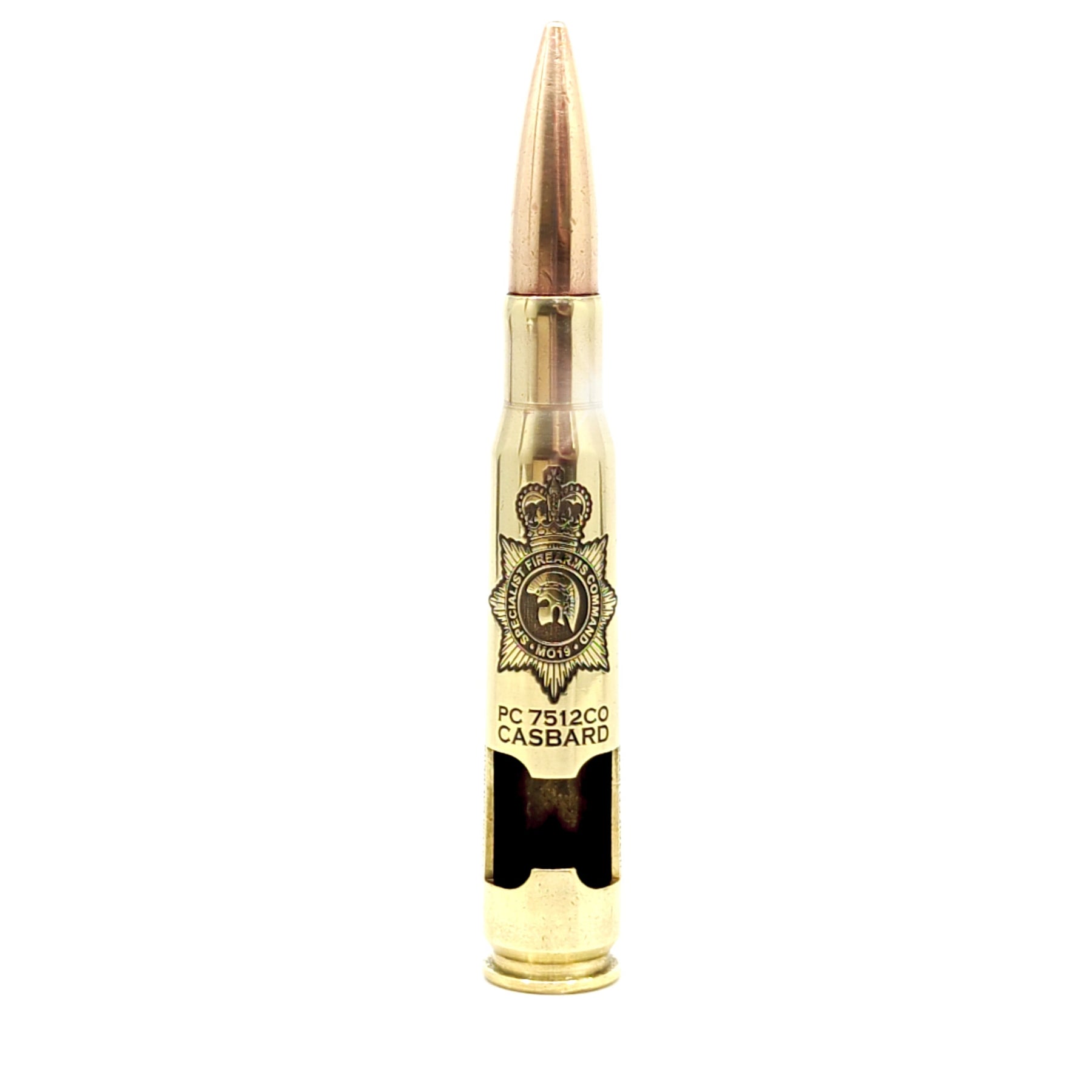 Genuine .50 Caliber BMG Bullet bottle opener