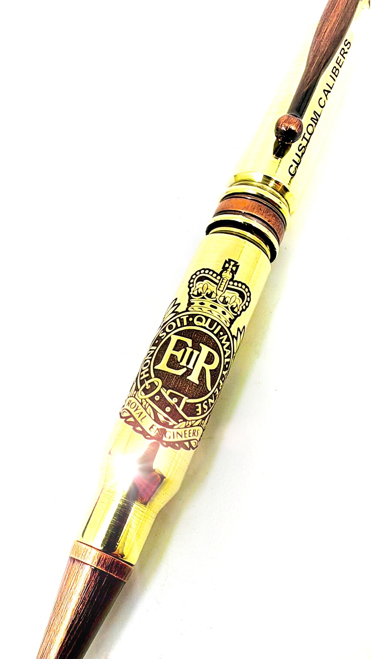Polished Brass Poppy 308 Bullet Pen
