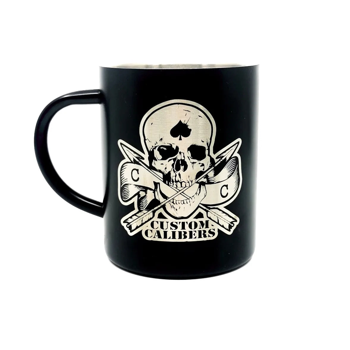 Stainless steel thermos mug