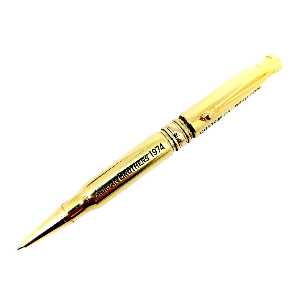 Polished Brass Classic 308 Bullet Pen