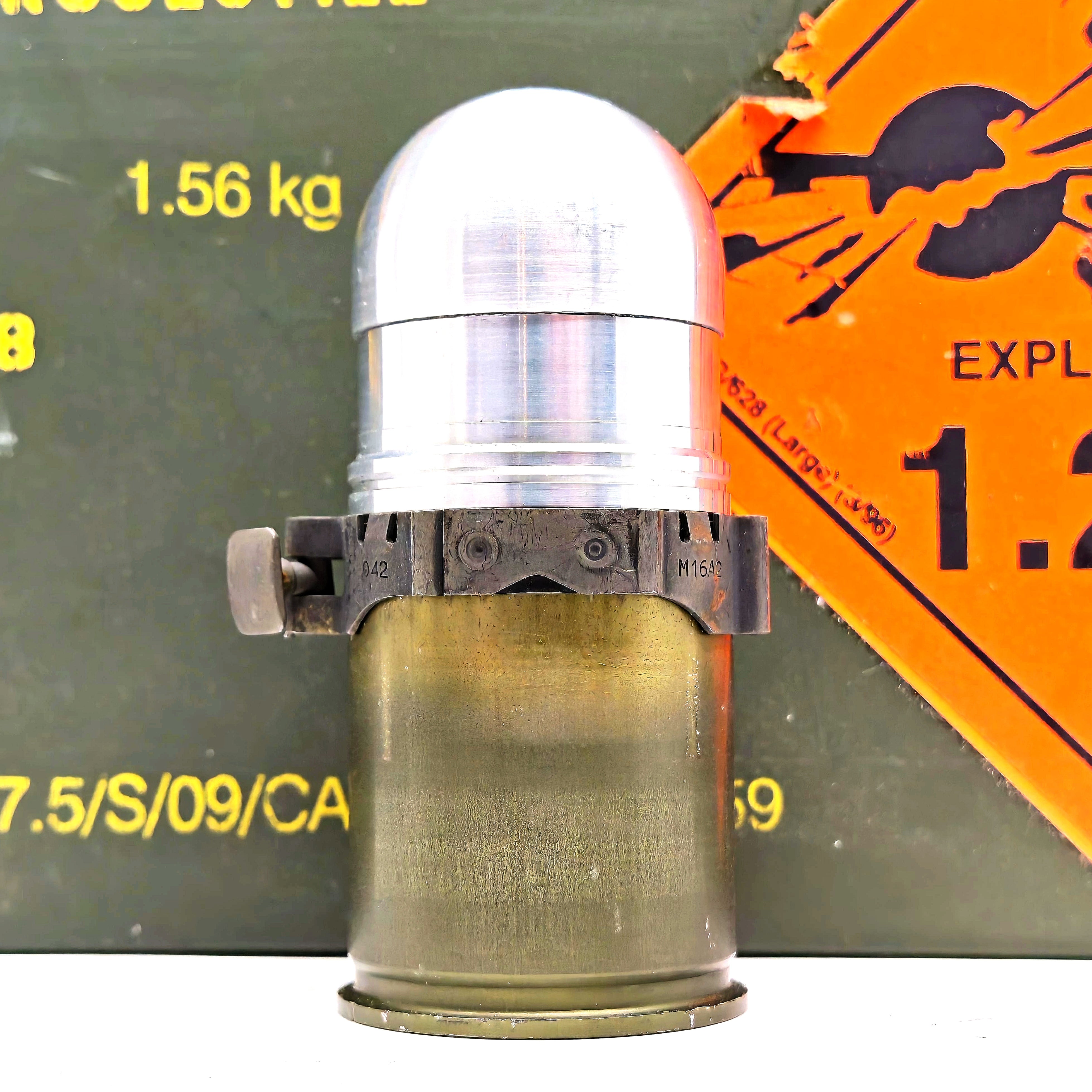 Genuine 40mm GMG Shot Glass with screw lid top