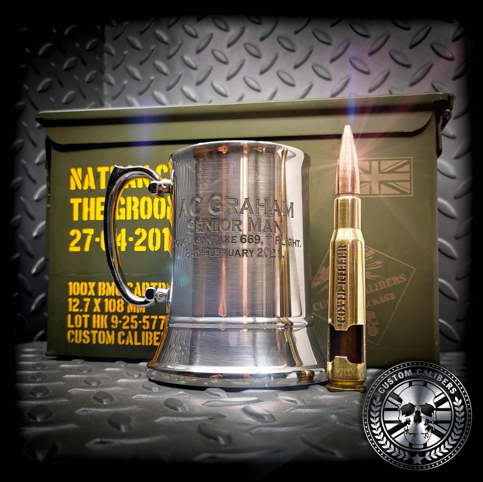 The Steel Tankard Gift Set