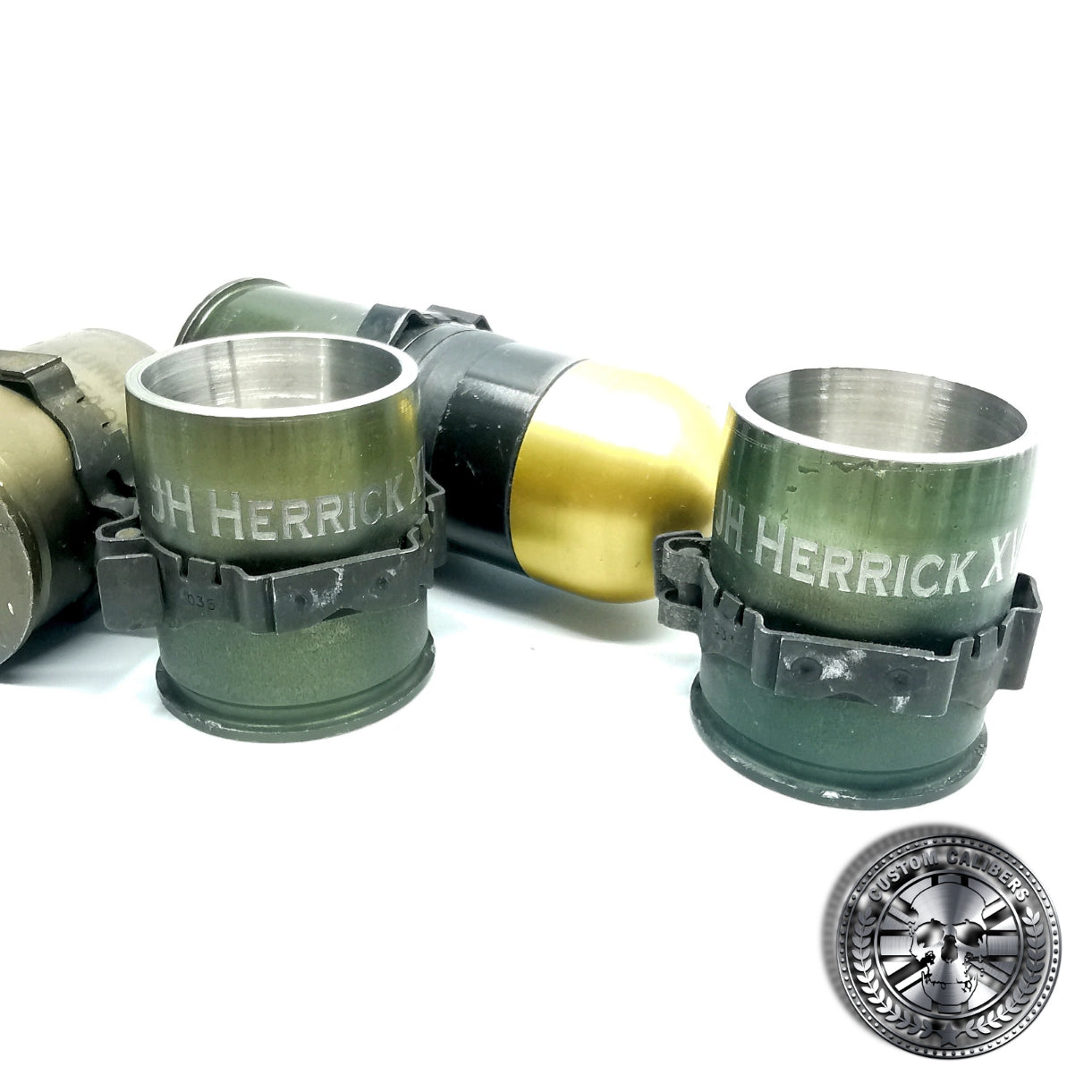 Genuine 40mm GMG Casing Shot Glass With Link