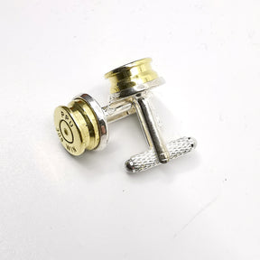 7.62mm Bullet Cufflinks with Tie pin