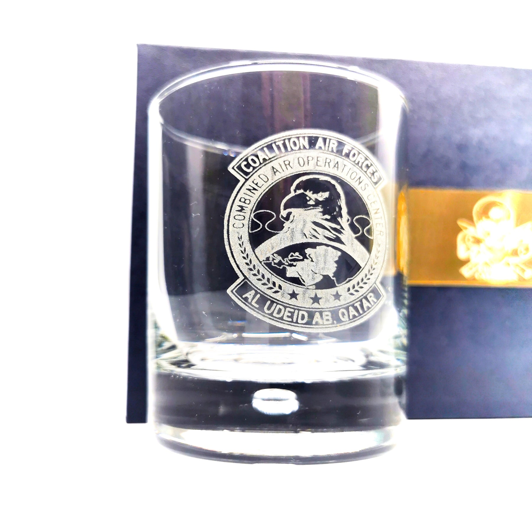 Personalised Military Whiskey Glass set