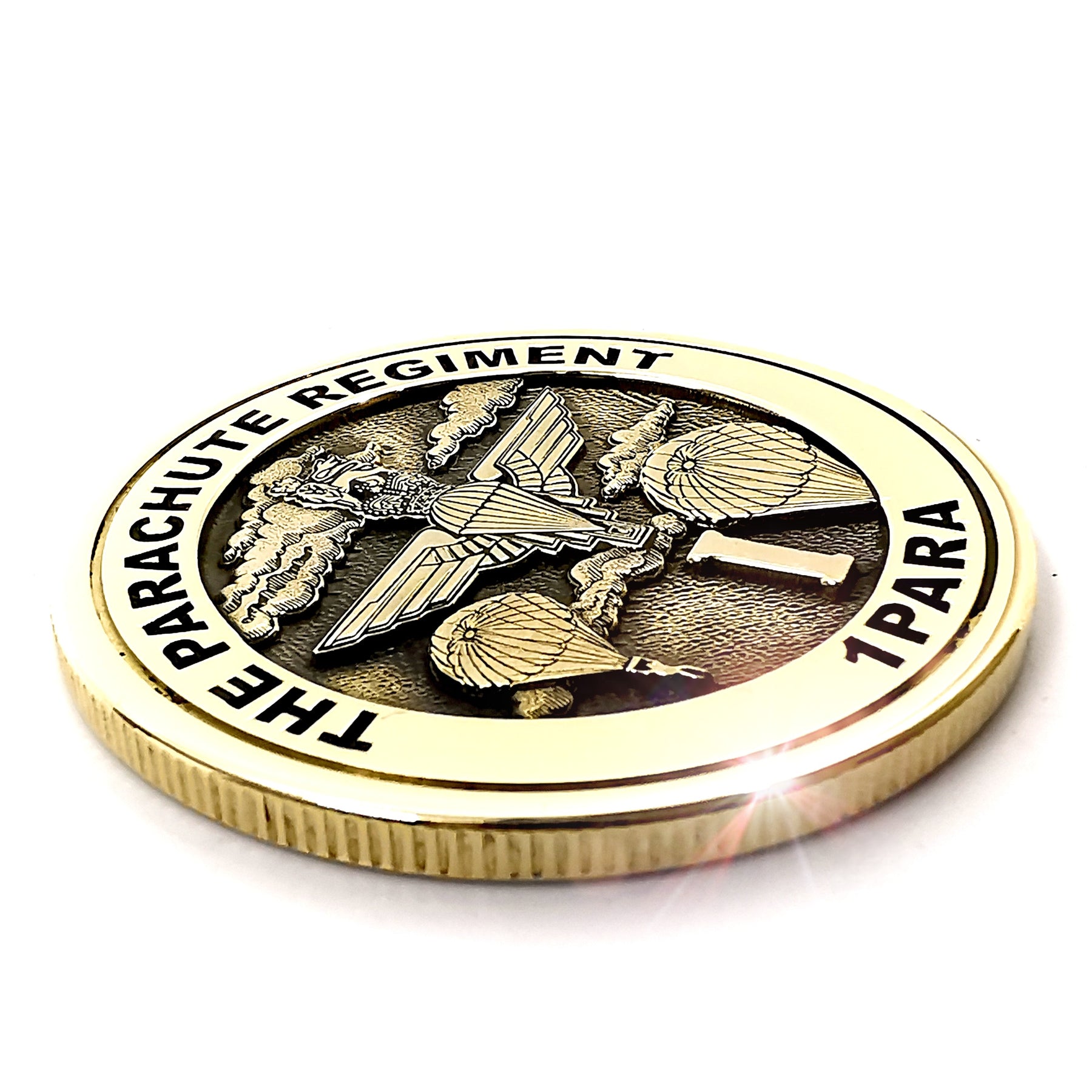 Custom Engraved Solid Brass Challenge Coin