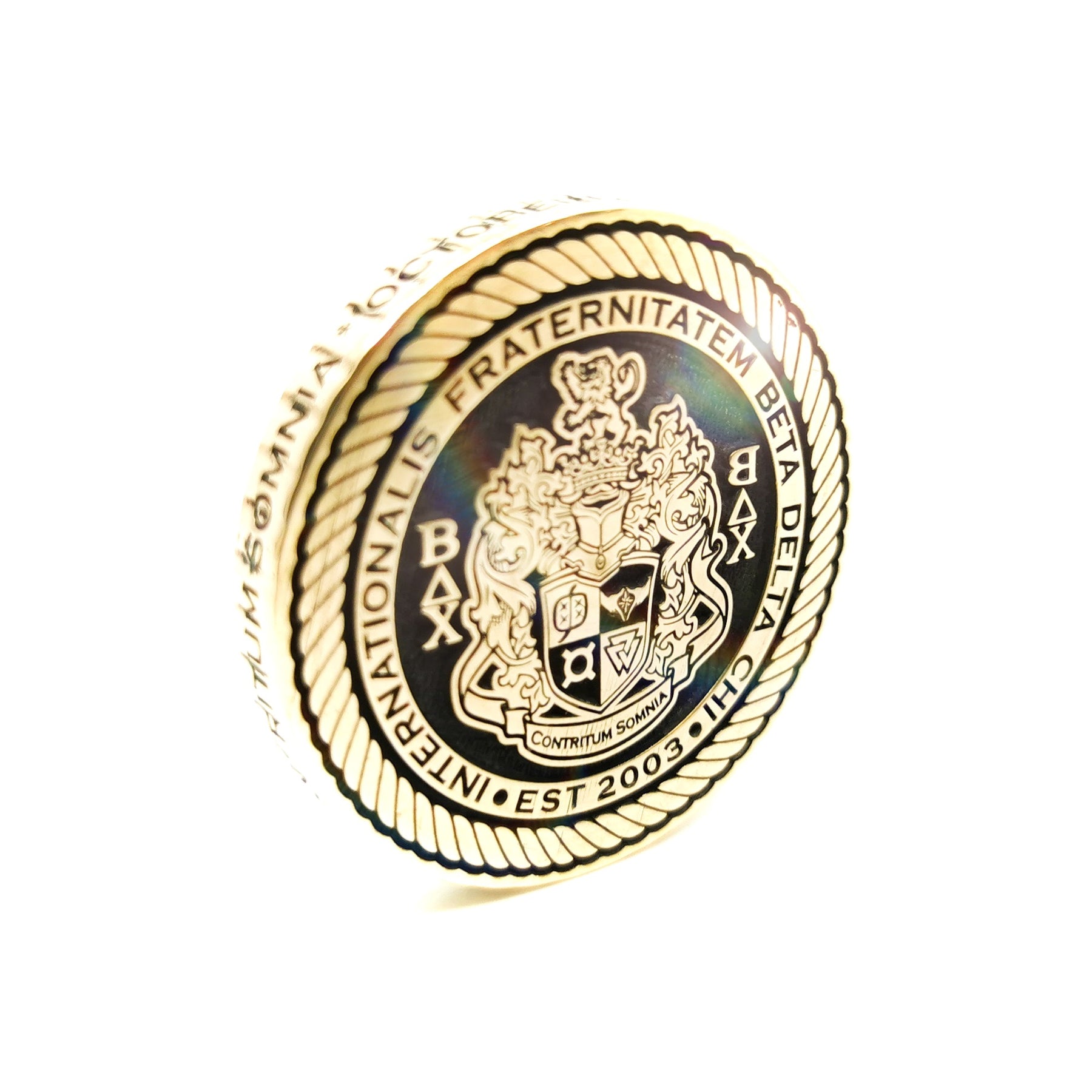 Deluxe Solid Brass Challenge Coin