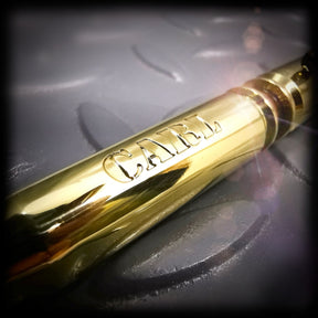 Polished Brass FMJ Bullet Pen